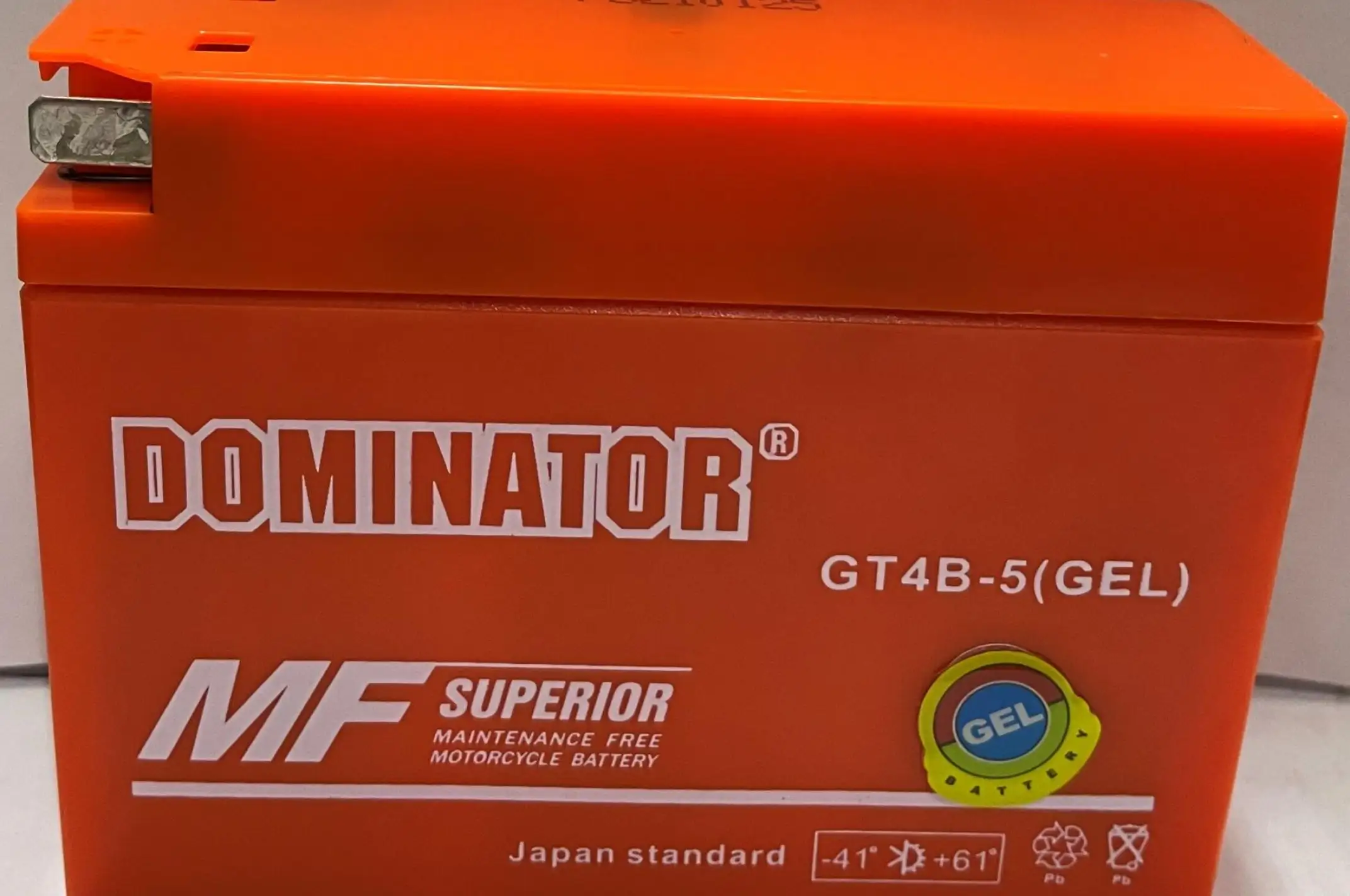 АКБ   12V 2,3А   гелевый, Suzuki/Yamaha   таблетка   (113x39x89) DOMINATOR VDK-4