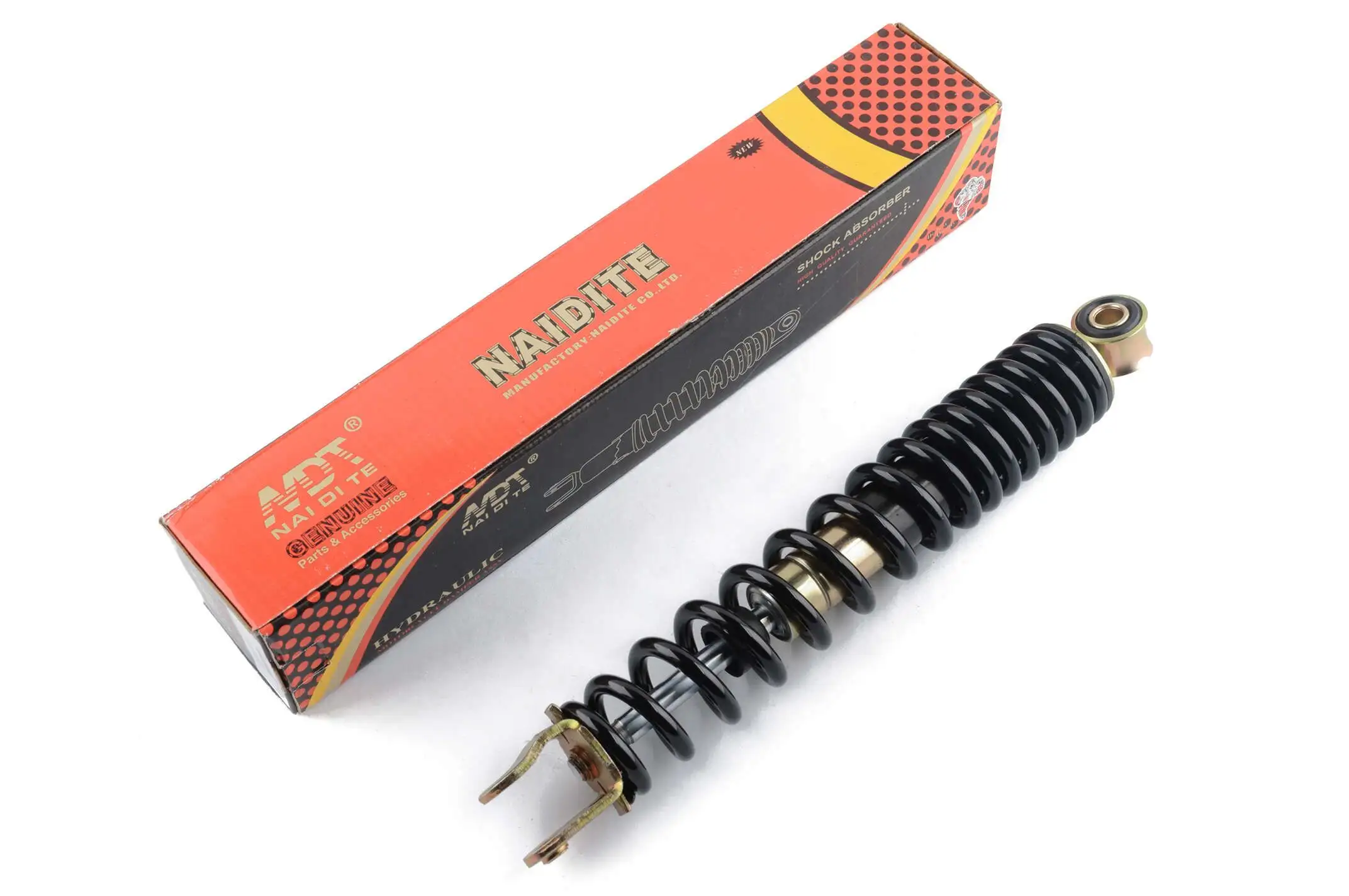 Амортизатор   GY6, DIO, LEAD   280mm, стандартный   (черный)   NDT