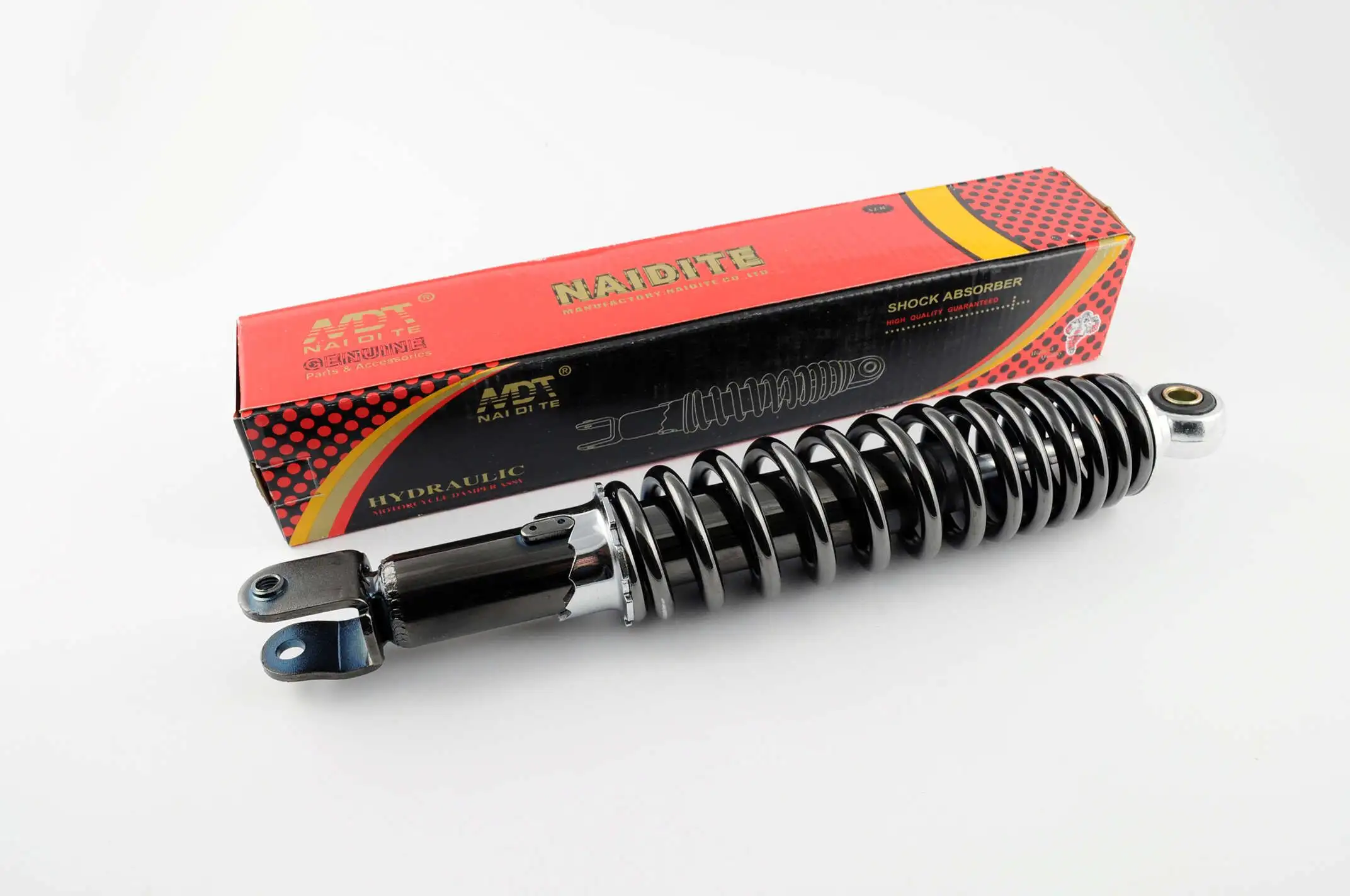 Амортизатор   GY6, DIO ZX, LEAD   320mm, регулируемый   (дымчатый)   NDT