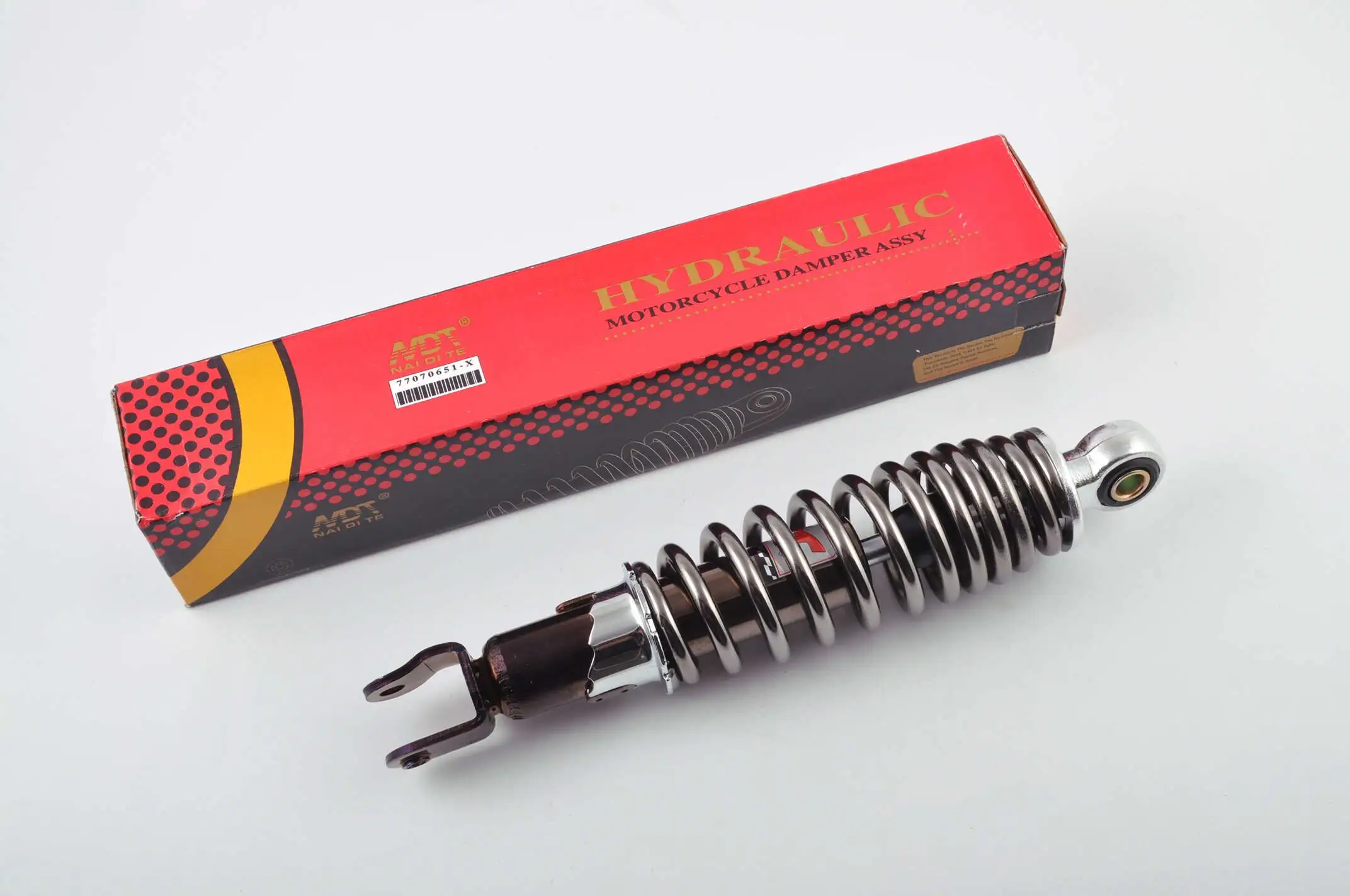 Амортизатор JOG 265mm, регулируемый (дымчатый) NDT