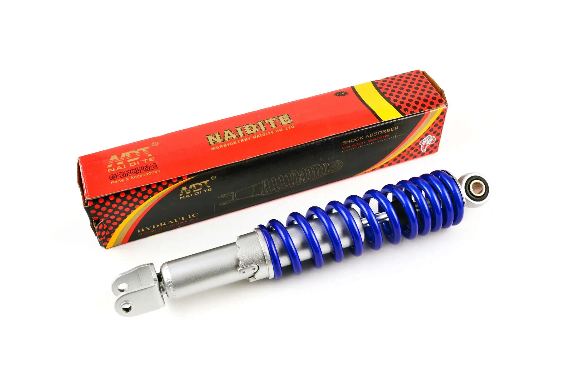 Амортизатор   GY6, DIO ZX   310mm, регулируемый   (синий металлик)   NDT