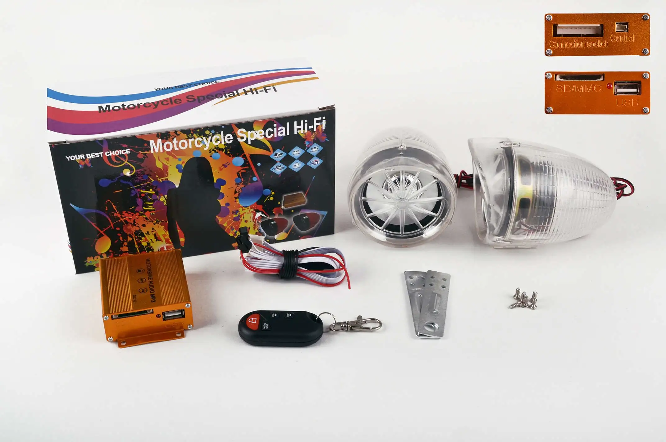 Аудиосистема   (3.5, прозрач., подсветка, сигн., МР3/FM/SD/USB, ПДУ, разъем ППДУ 3K)   BEST CHOICE