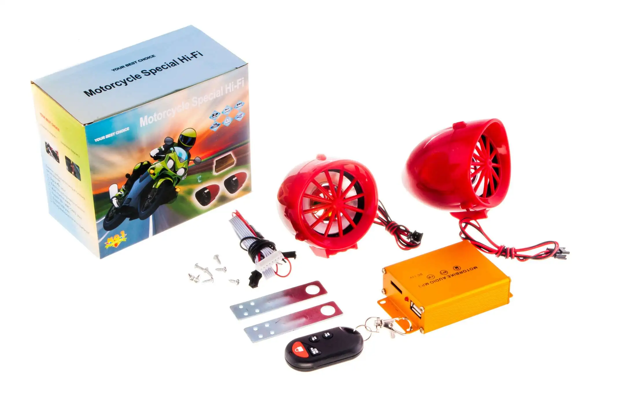 Аудиосистема   (2.5, красная, сигн., МР3/FM/SD/USB, ПДУ, разъем ППДУ 3K)   BEST CHOICE