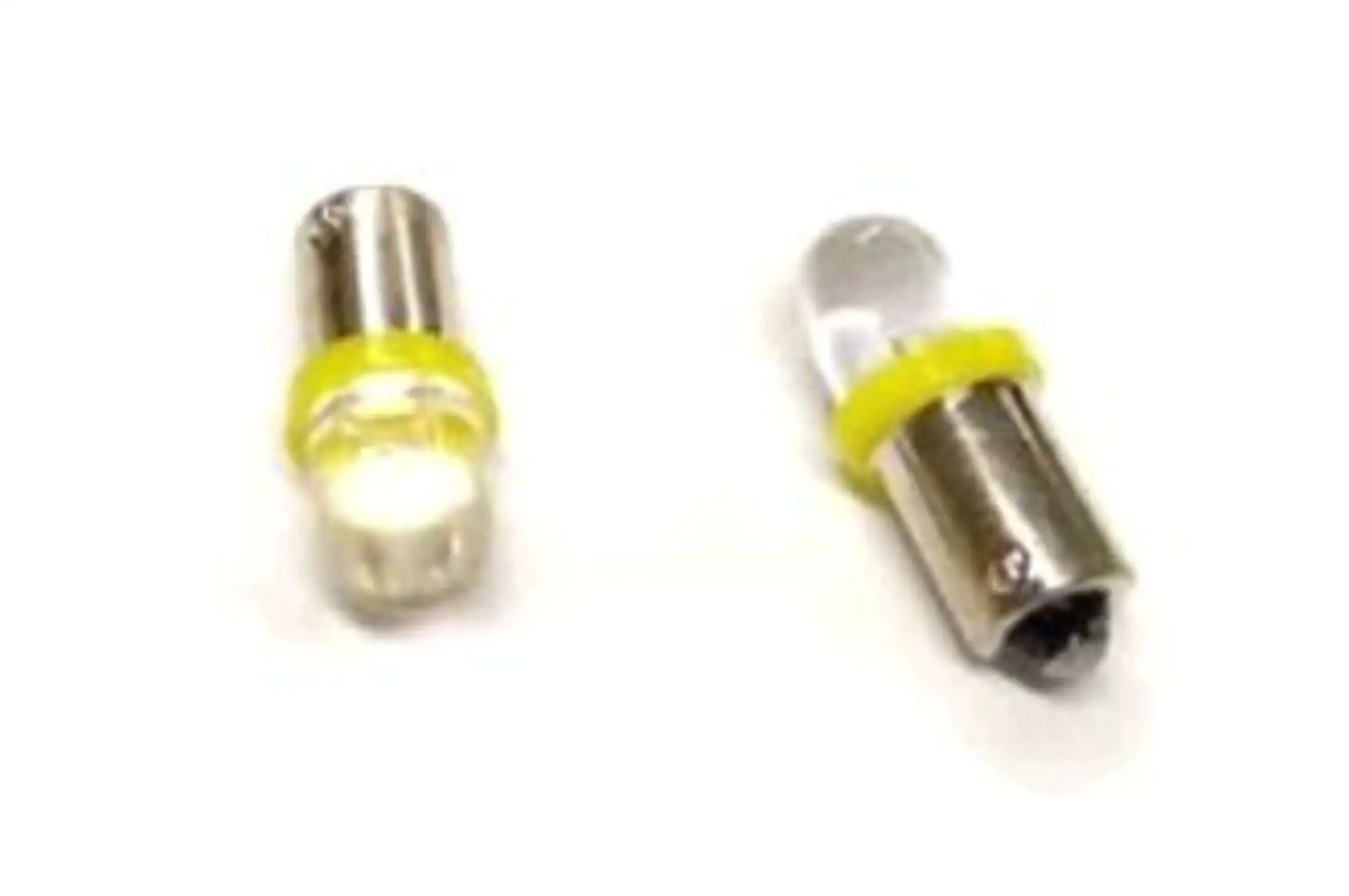 Лампа BA9S (мини) (пара) 12V 3W (габарит, приборы, желтая) PLT