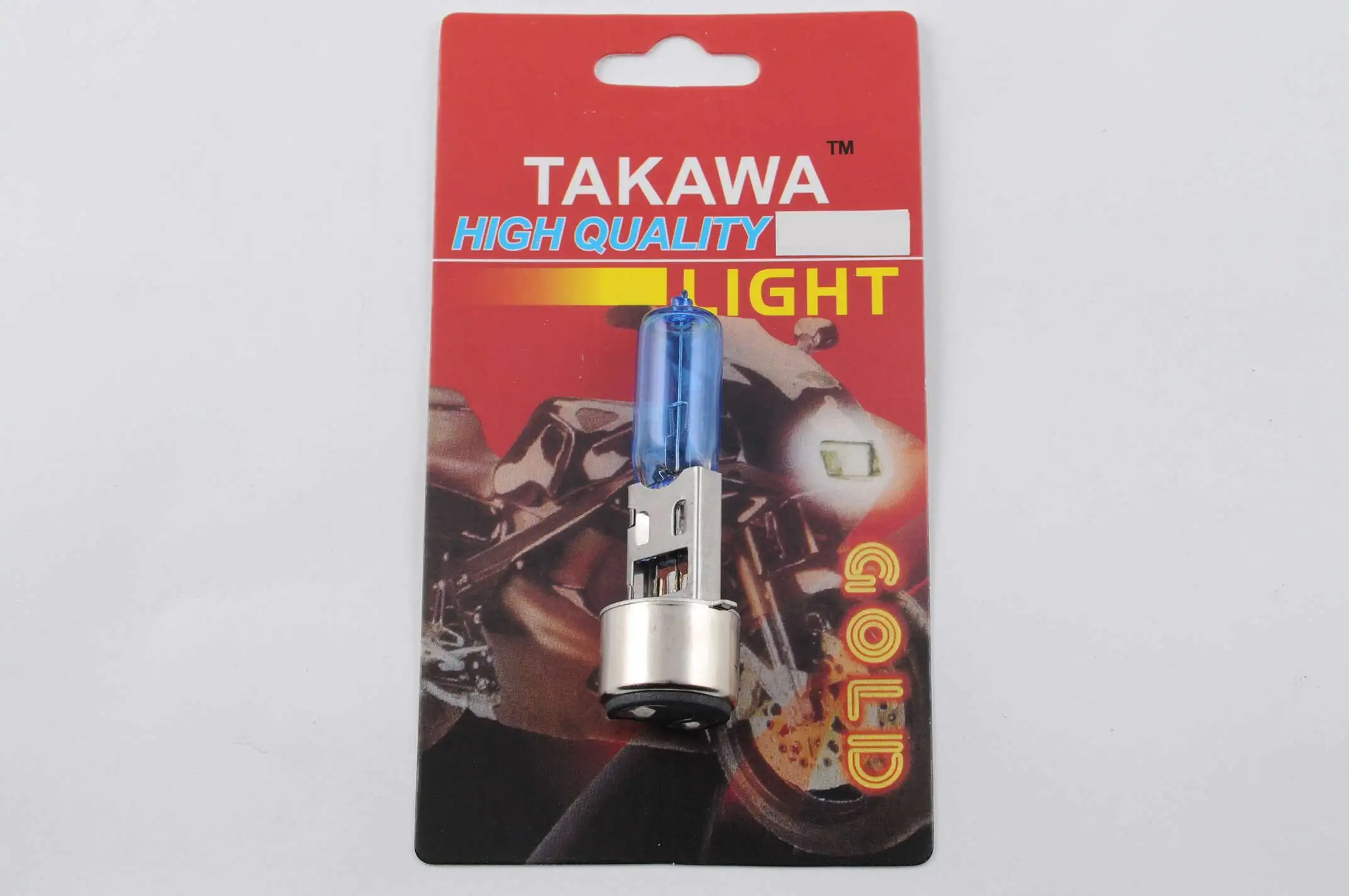 Лампа BA20D (2 уса) 12V 35W/35W (супер белая) (блистер) TAKAWA (mod:A)