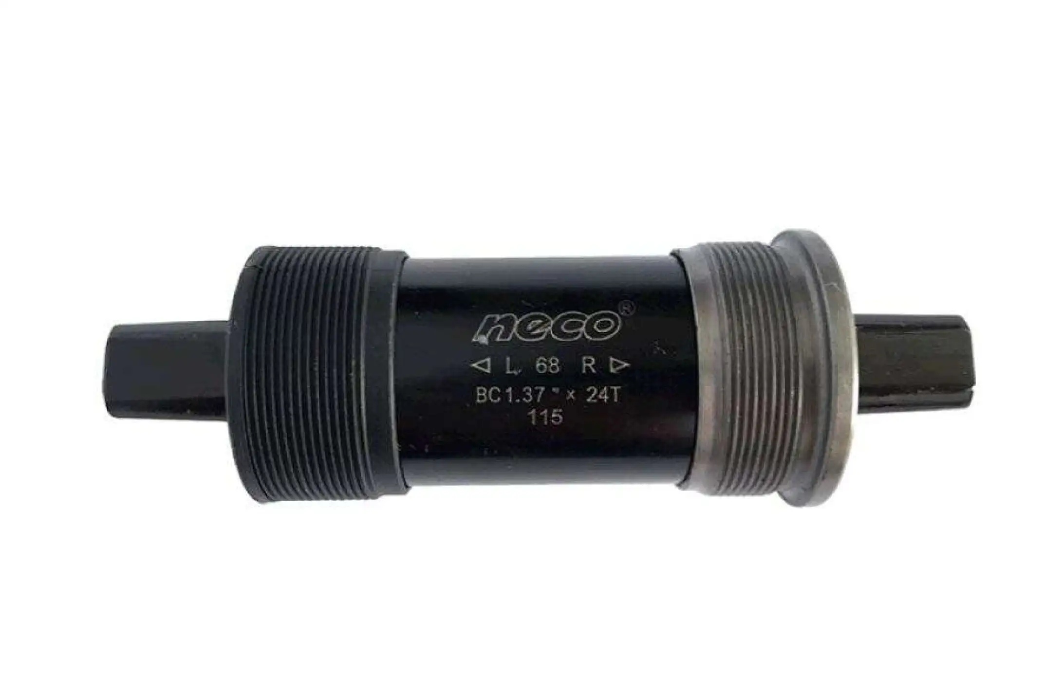 Каретка велосипедная неразборная   (квадрат)   (L-115mm)   (B910P)   (Neco)   KL