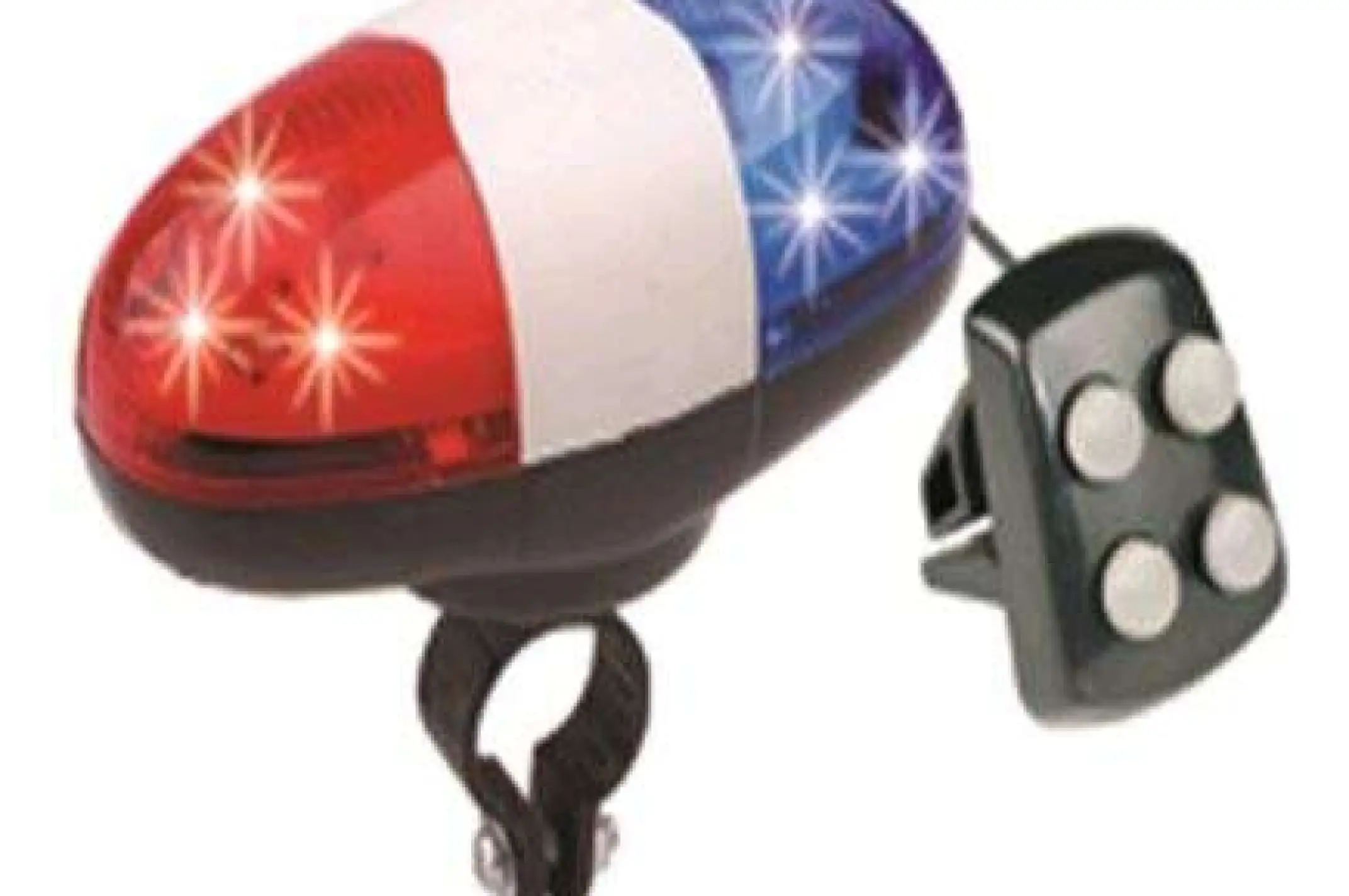 Сигнал велосипедный с подсветкой Police (красно- синий) (mod:JY-325) KL-2