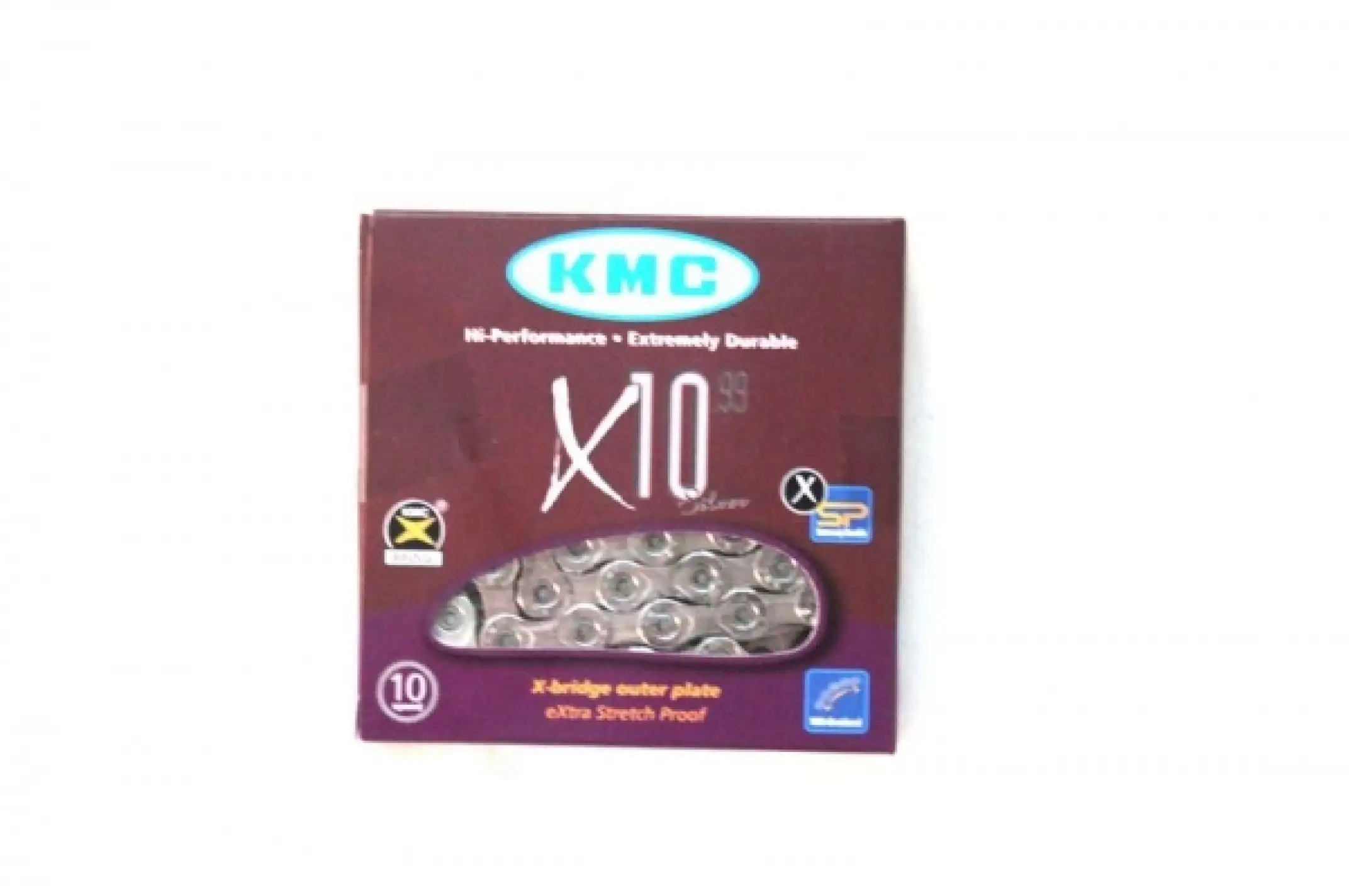 Цепь велосипедная (1/2х11/128 116L) (X10) (KMC) KL