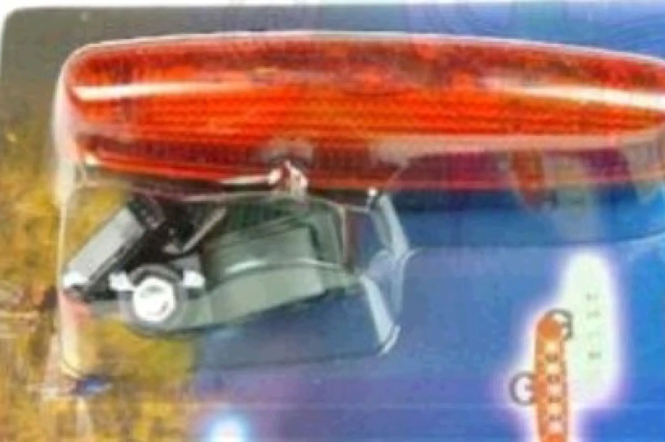 Стоп-сигнал (в сборе) велосипедный (универсальный) (5 LED, АА*2, 25,4-31,8mm) (mod 602T) KL