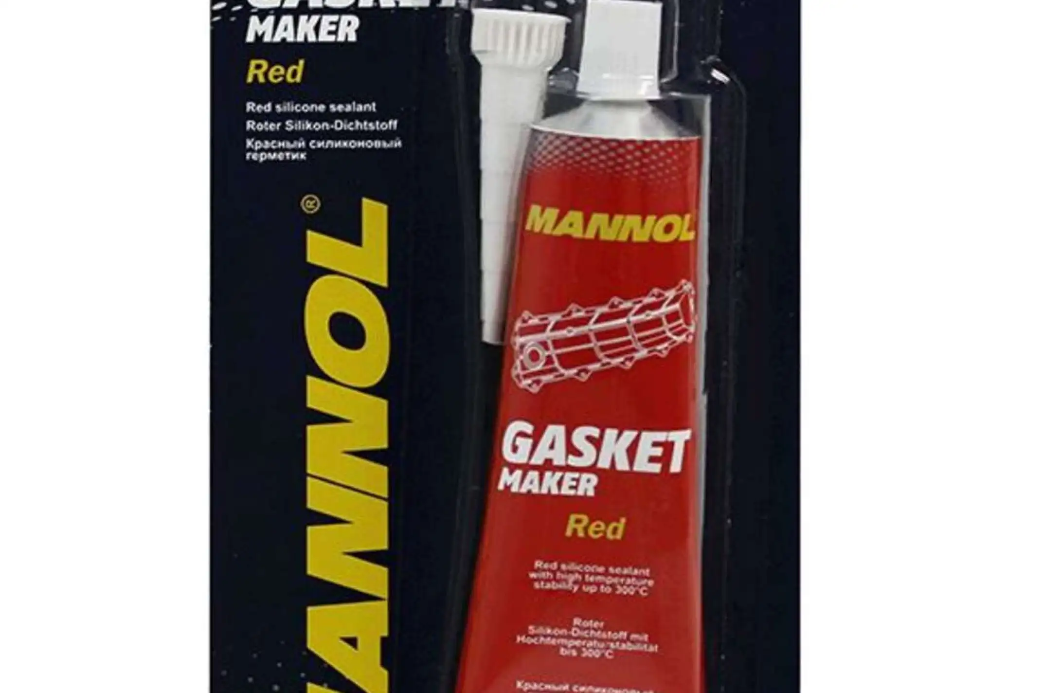 Герметик   85г   (красный) (вулканизирующийся)    (9914 Gasket Maker Red)   MANNOL