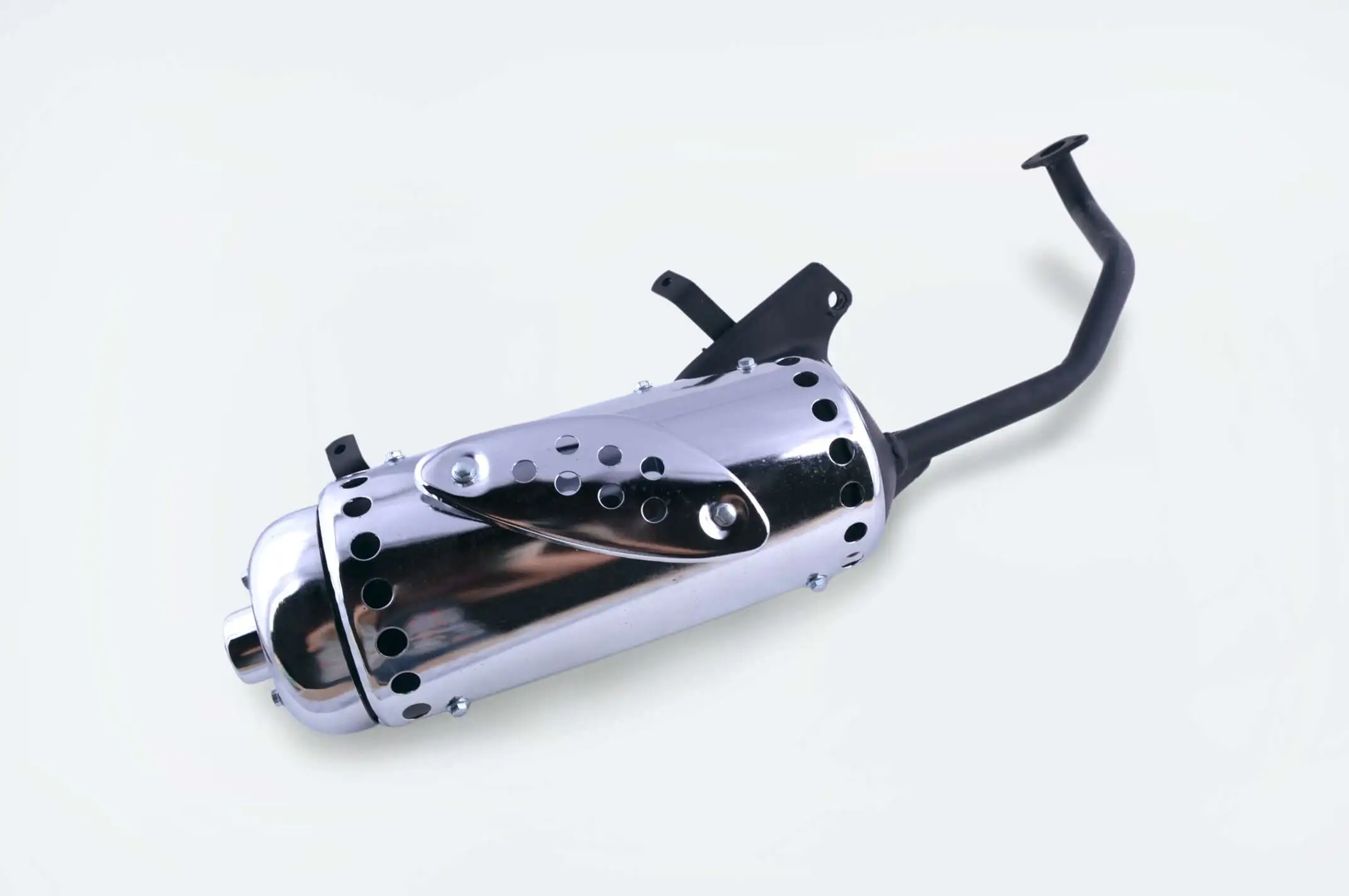 Глушитель 4T GY6 50 WIND (круглый, хром) VDK