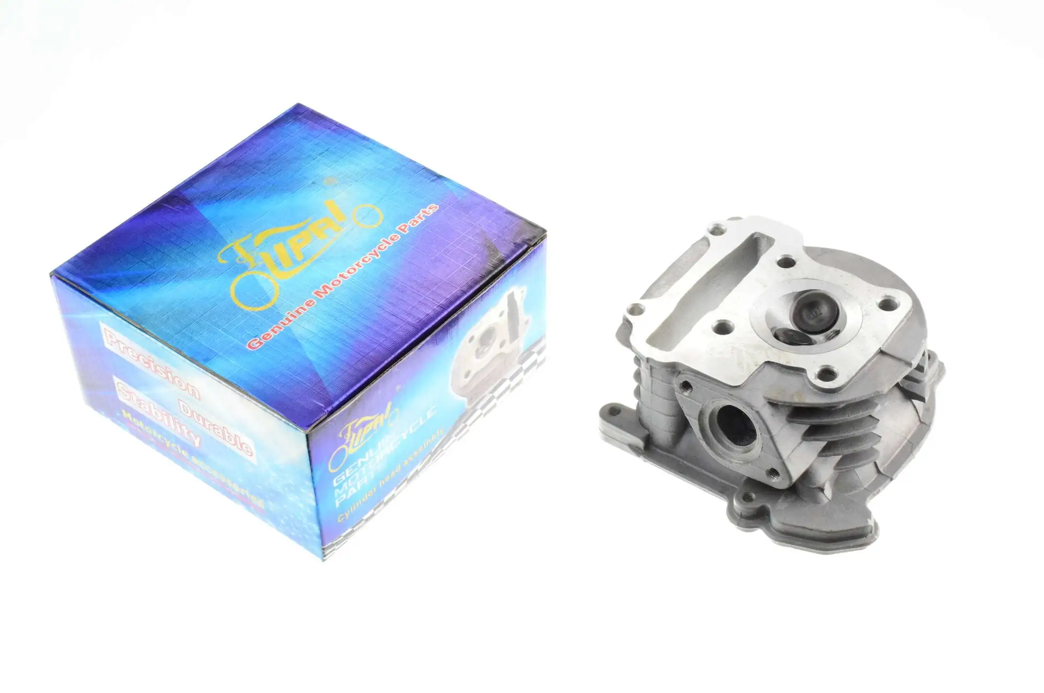 Головка цилиндра 4T GY6 80 (Ø47) (голая, +клапаны) KOMATCU (mod.A)