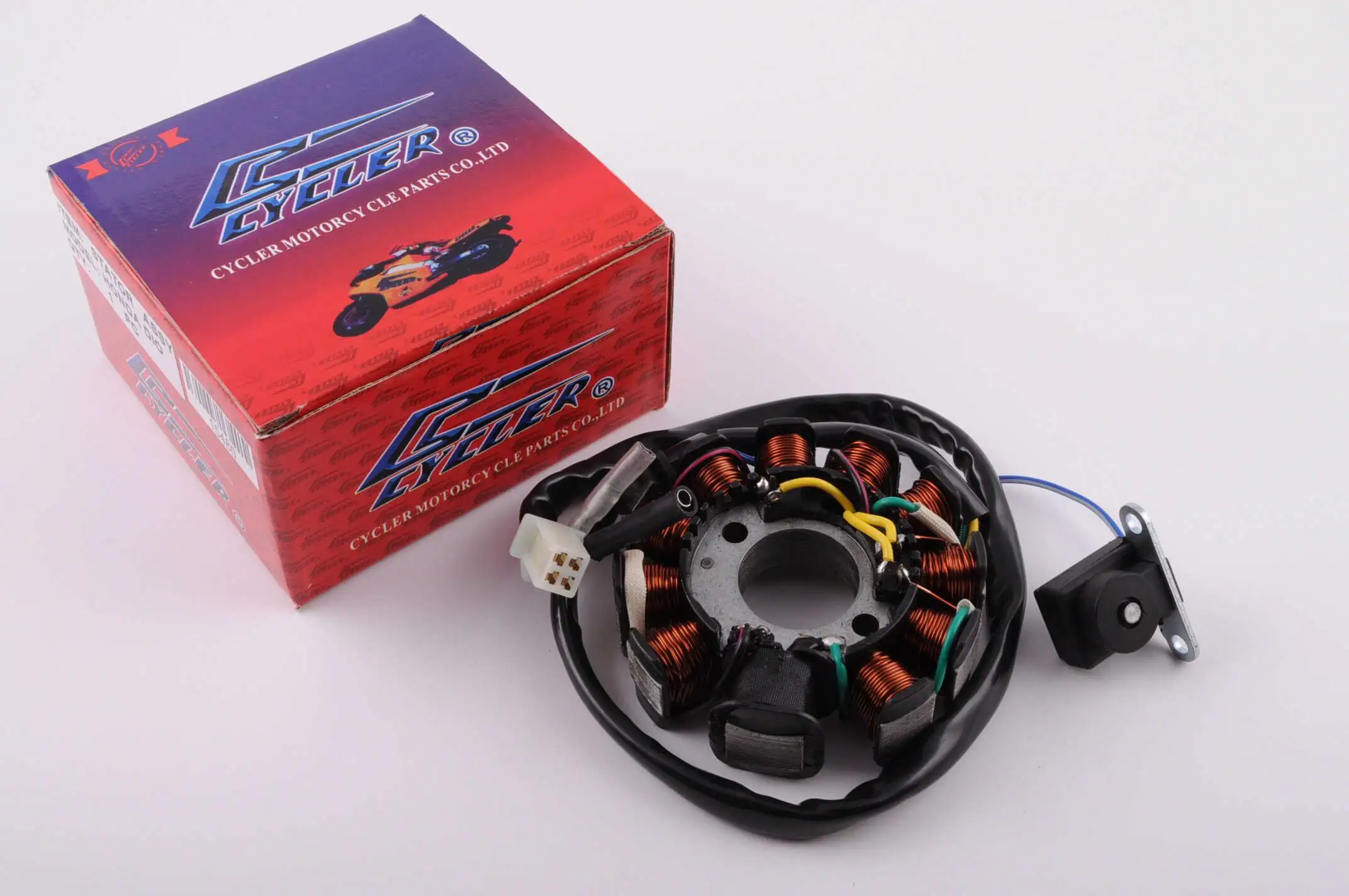 Статор генератора   4T GY6 125/150   (10+1 катушек)   CYCLER