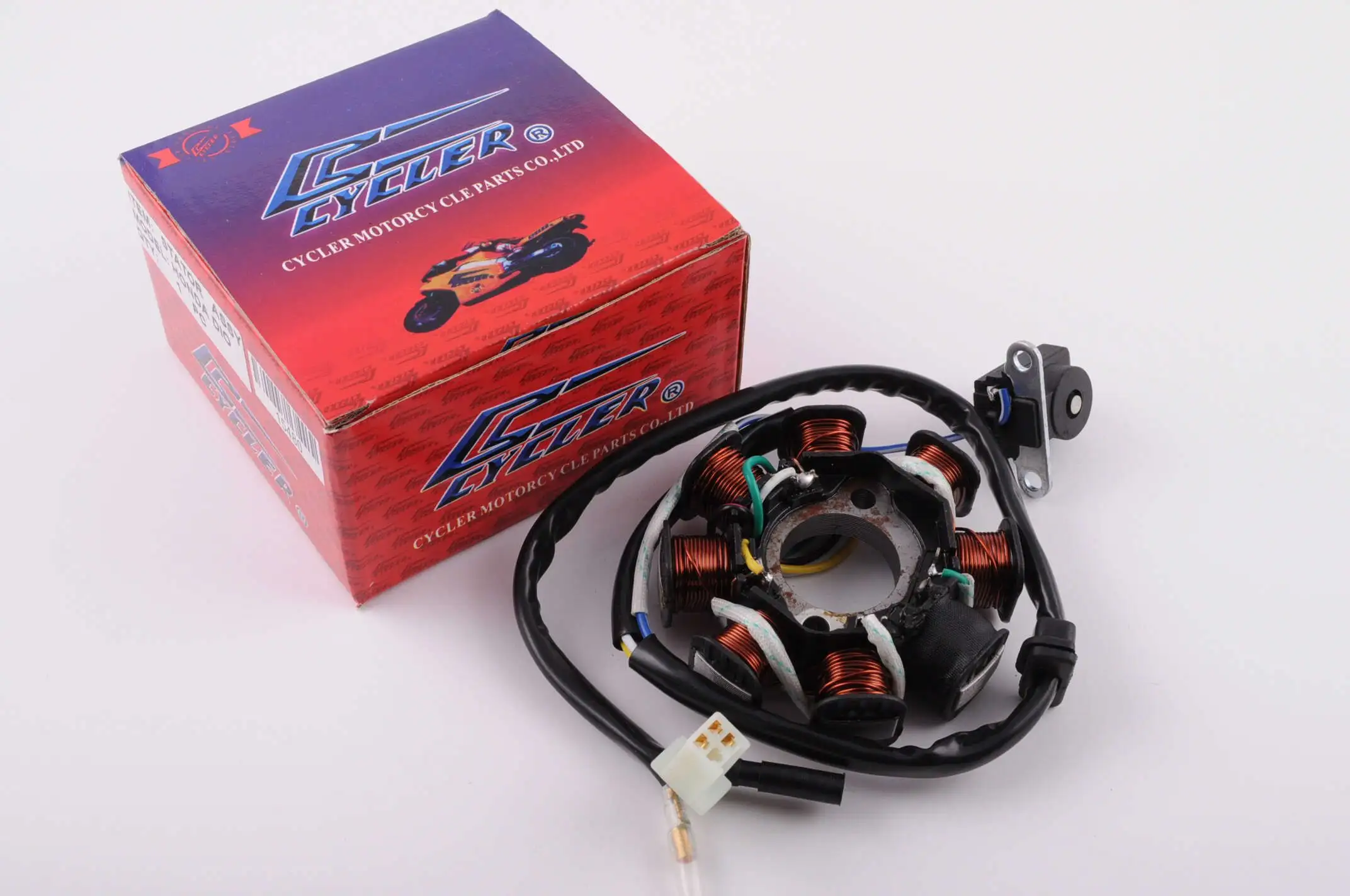 Статор генератора 4T GY6 125/150 (7+1 катушек) CYCLER