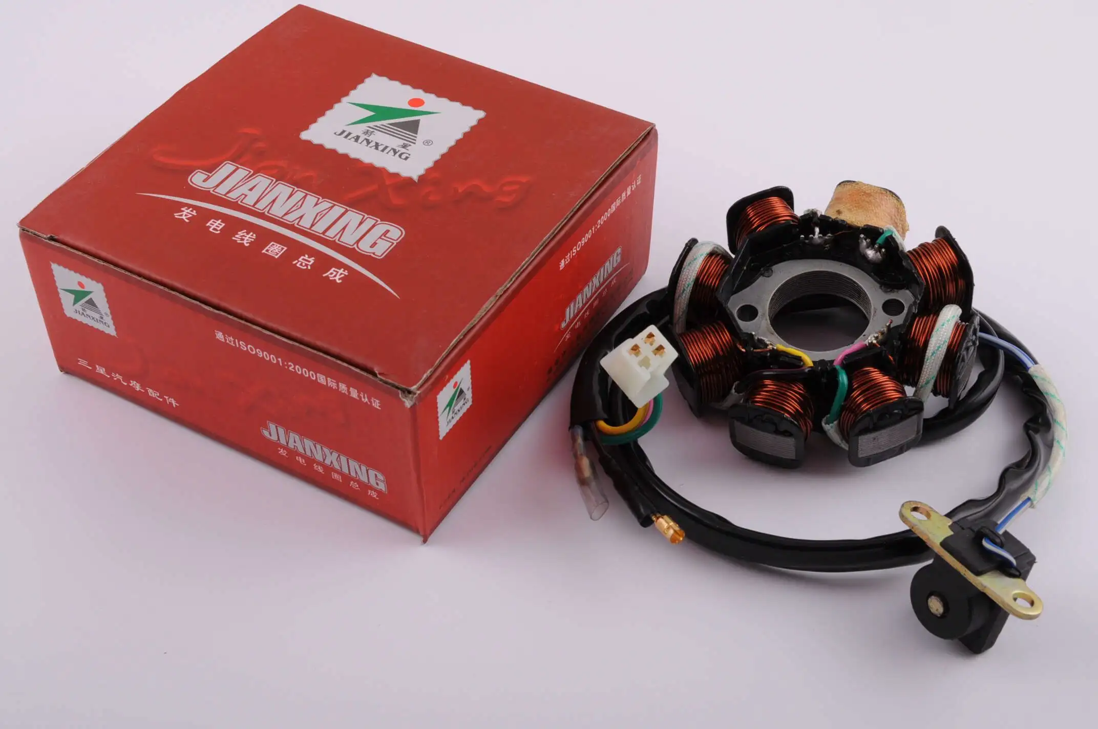 Статор генератора   4T GY6 125/150   (7+1 катушка)   JIANXING