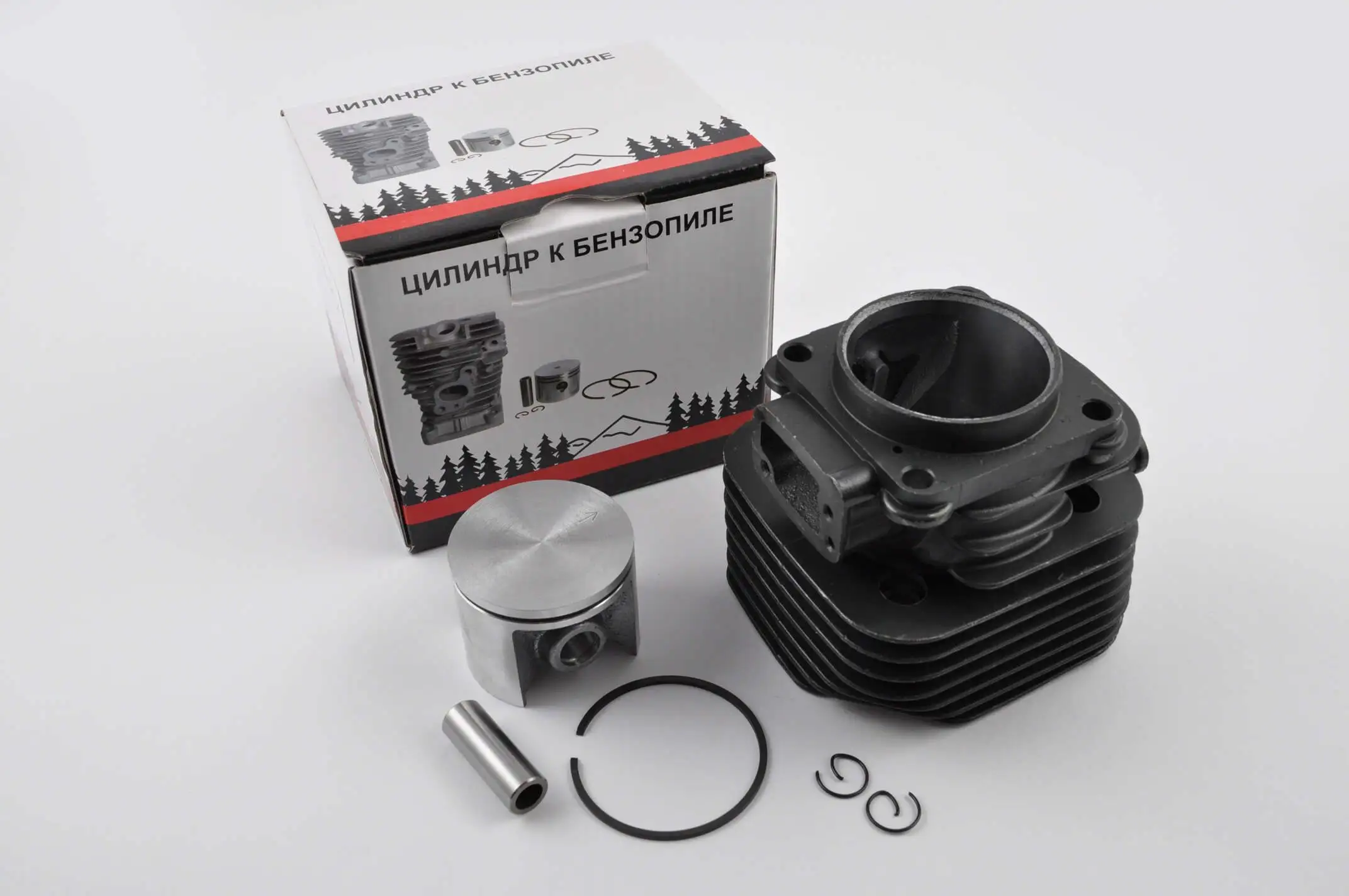 Поршневая б/п (ЦПГ)   для Husqvarna 268   (Ø50)   (черная)   WOODMAN