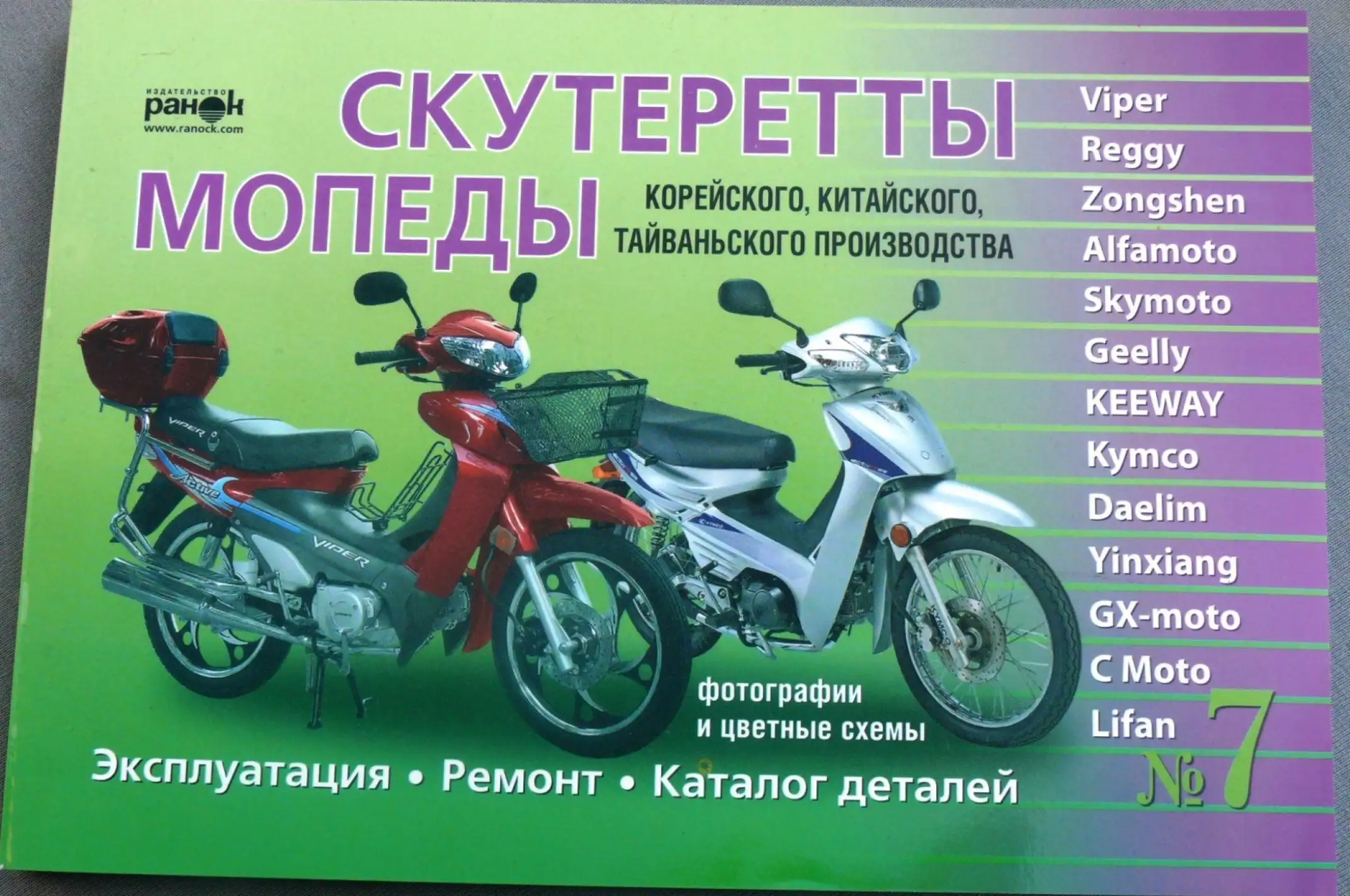 Инструкция мопеды китайские Active (№7) (223стр) VDK-2