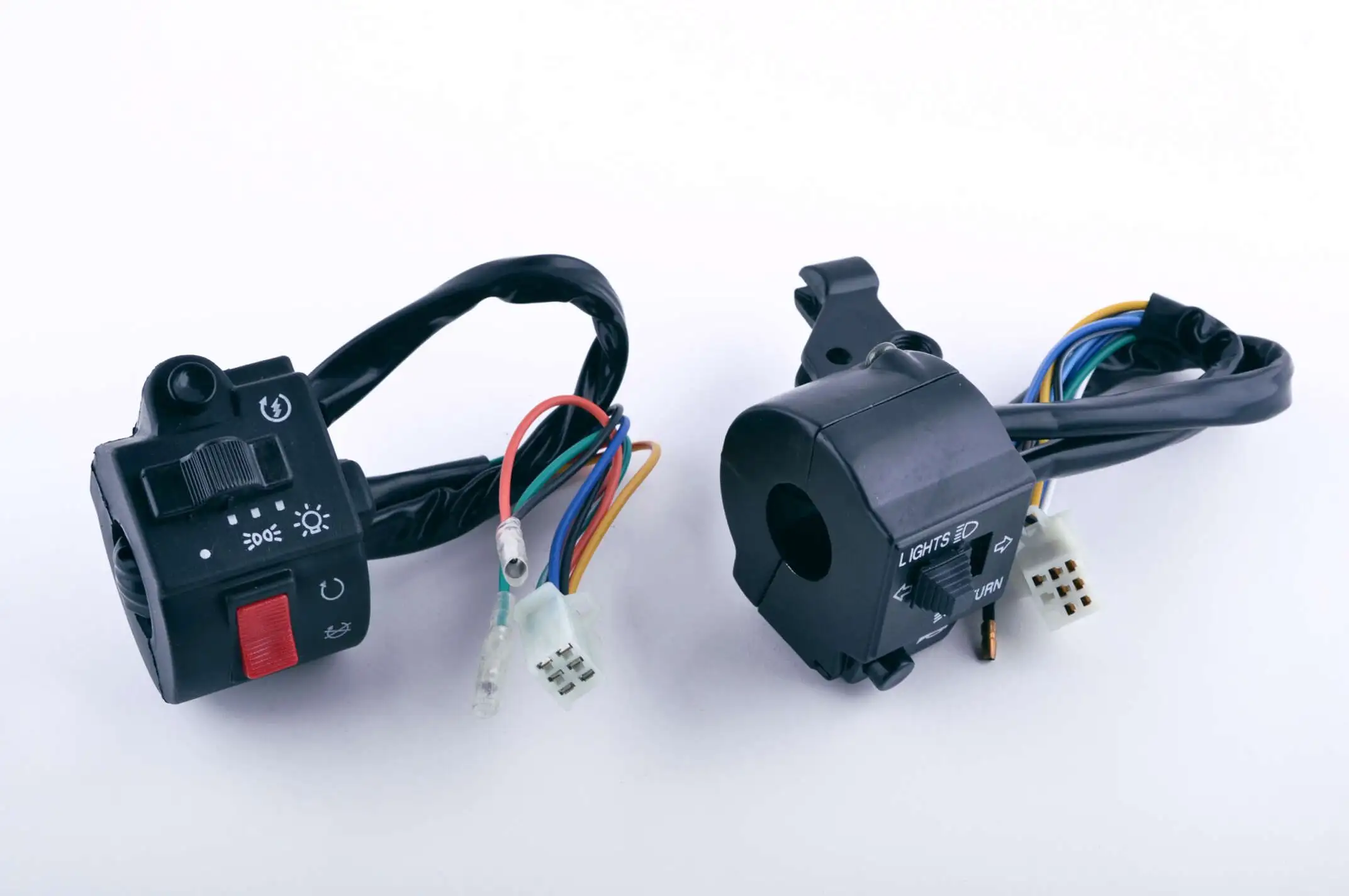 Блоки кнопок руля (пара)    CB/CG 125-150 (черные)   EVO