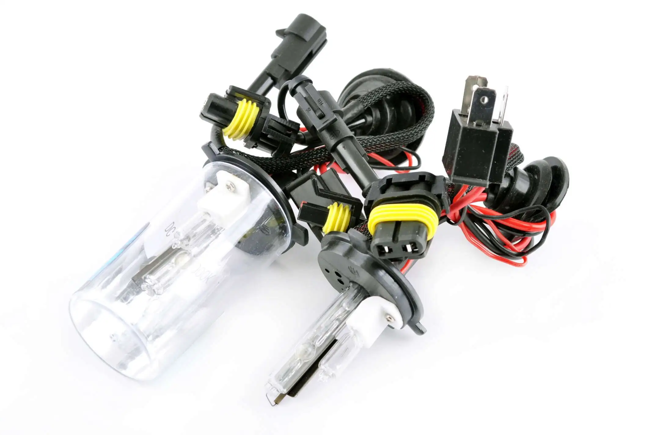 Лампы ксеноновые (пара)   H4 (12V 50W DC AMP)   6000K   (+ галоген)