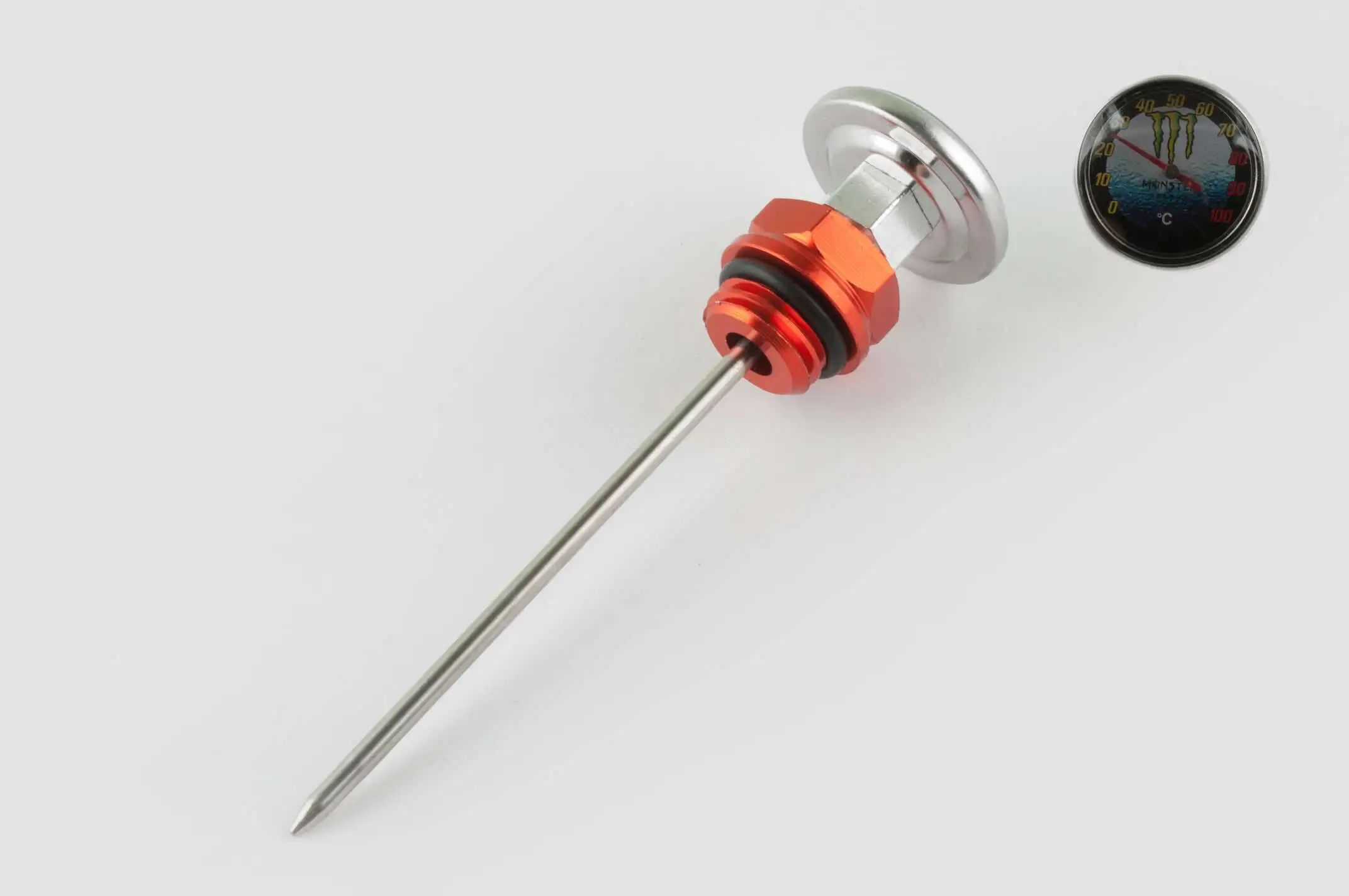Щуп масла   Ø19.0mm, L-137mm   (+датчик температуры)   (оранжевый)   RIDE IT