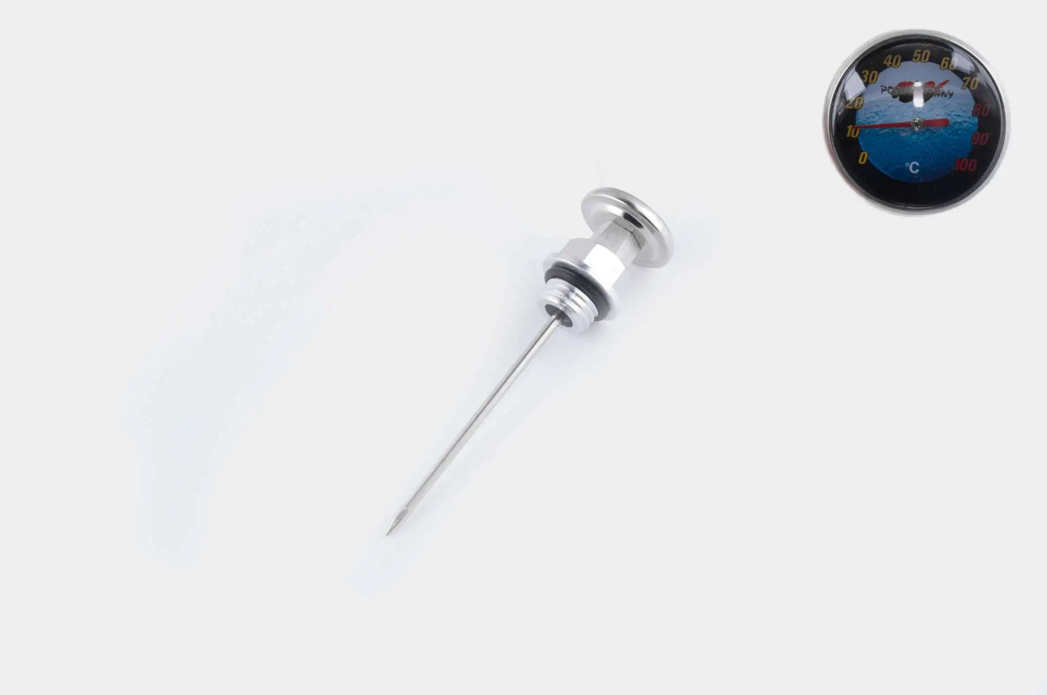 Щуп масла Ø19.0mm, L-137mm (+датчик температуры) (серебристый) KOMATCU