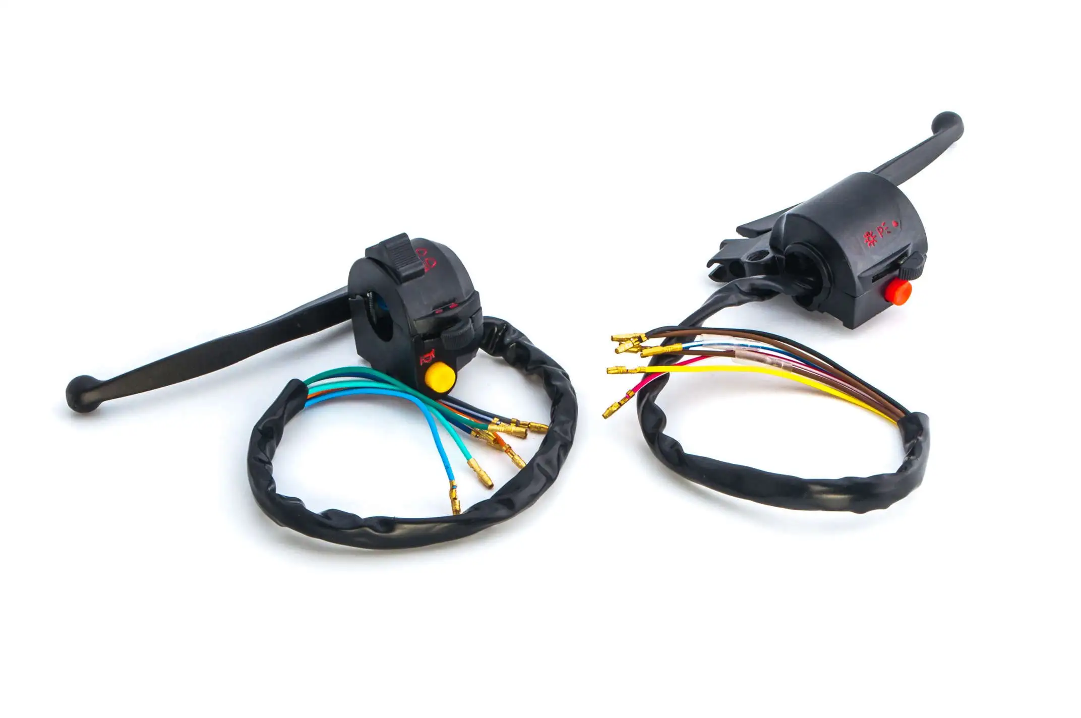 Блоки кнопок руля (пара) Alpha (черные, рычаги, крепление) NAMASTE