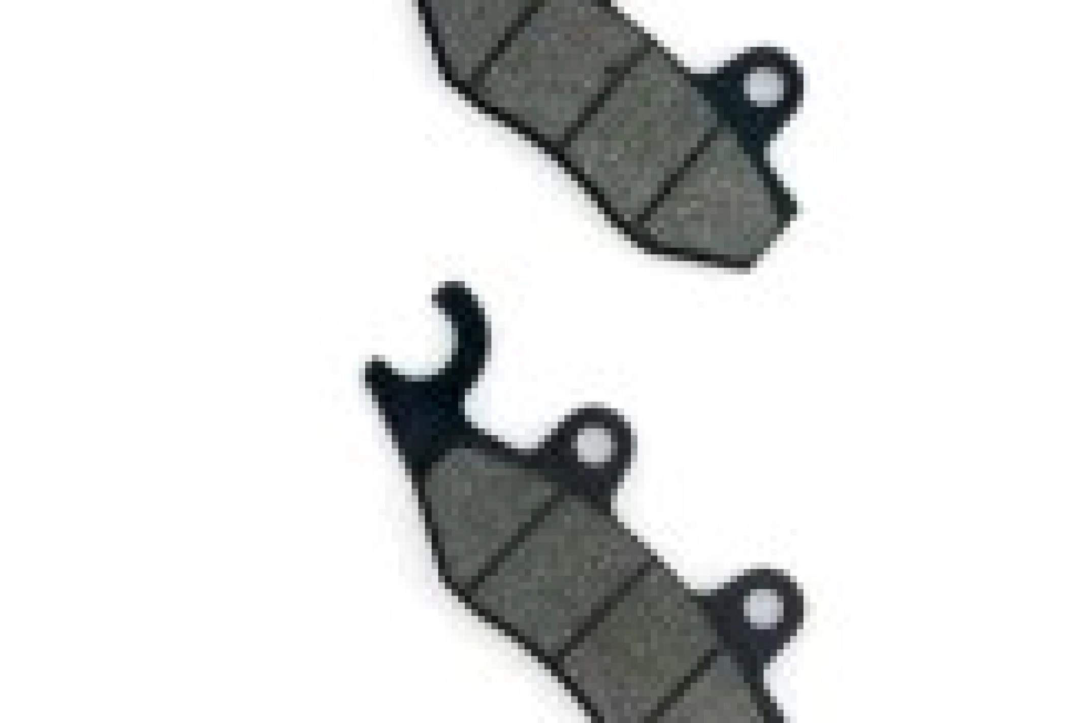 Колодки тормозные (диск) 4T GY6 50-150 (RACE/STORM, ухо лево, черные)