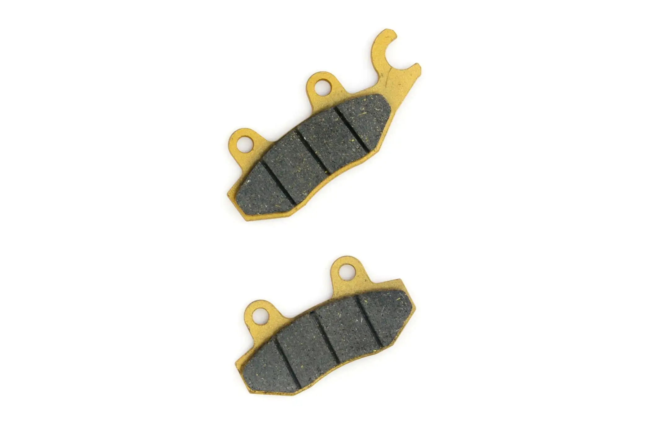 Колодки тормозные (диск)   4T GY6 50-150   (RACE/STORM, ухо в право, желтые)   MANLE