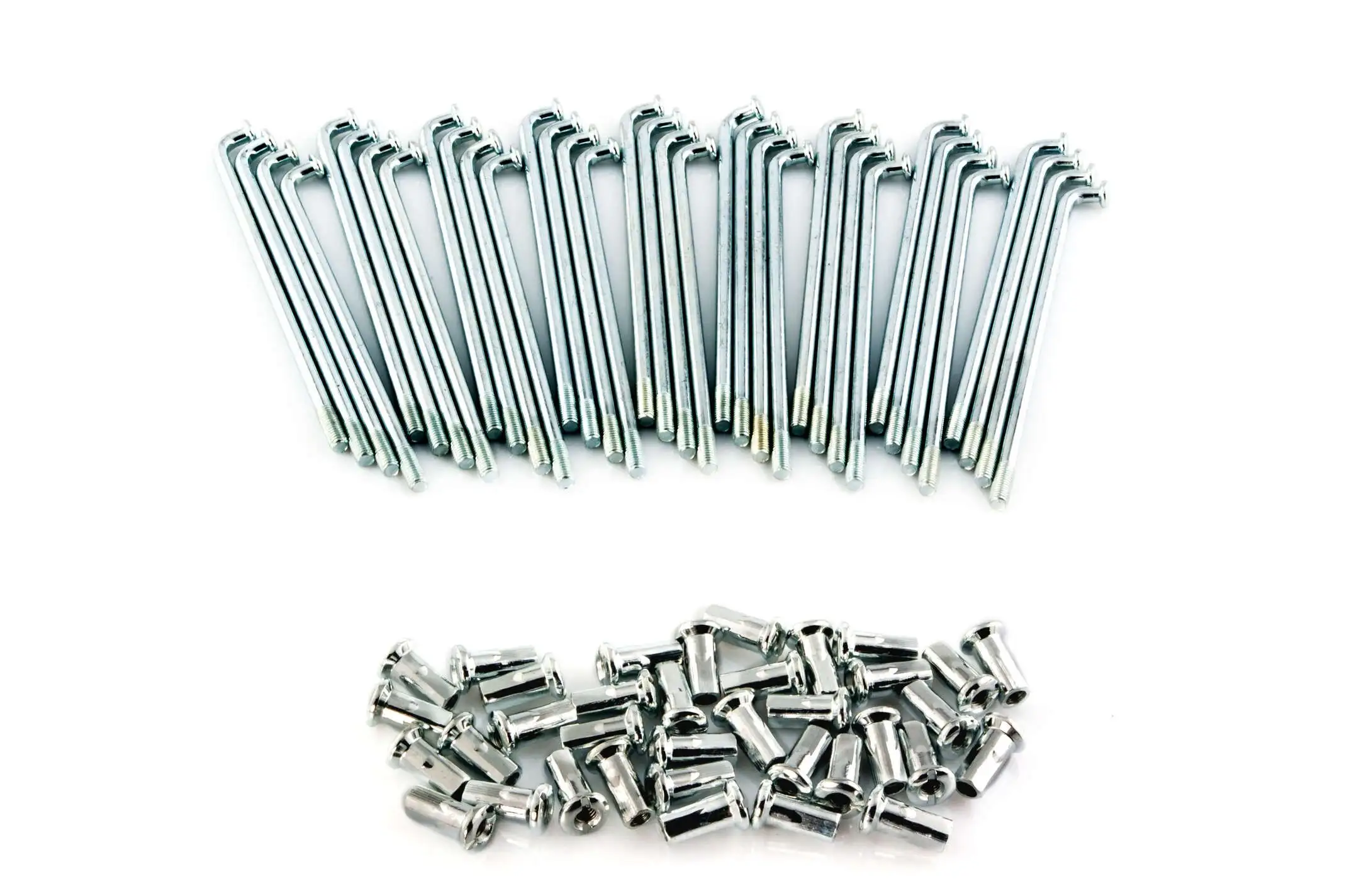 Спица колеса МТ, ДНЕПР (короткая) (L-125mm, D-4.5mm) (компл, 36шт) (mod B) JING