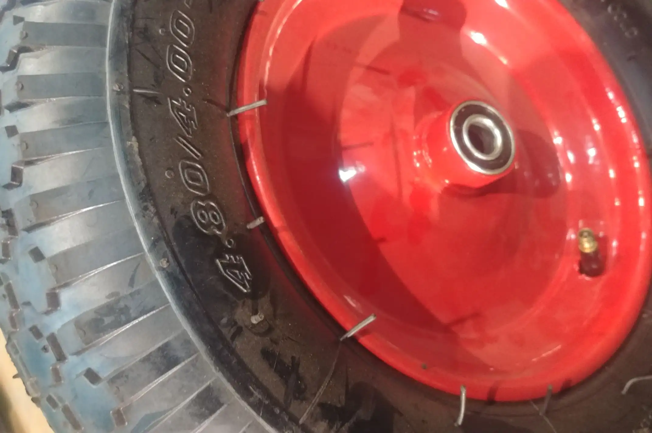 Колесо 4.80/4,00 -8 TT (камерное, ось d-16мм ) FM