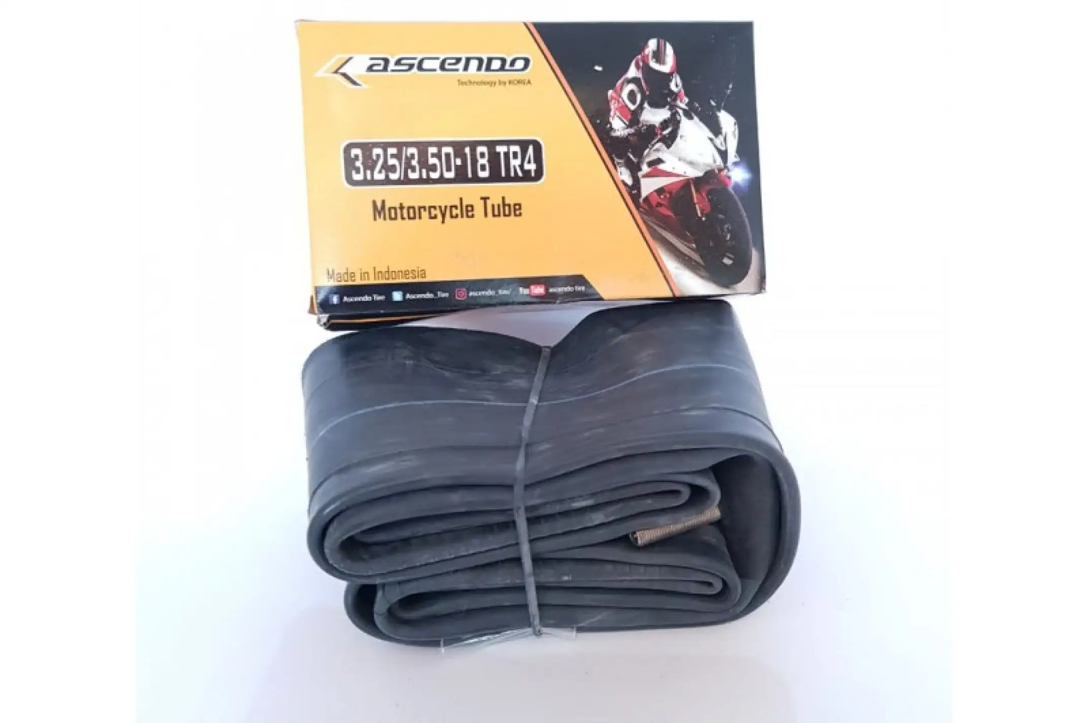 Камера 3,25 * 18 3.50-18 , ASCENDO , Butyl , Индонезия BBCm