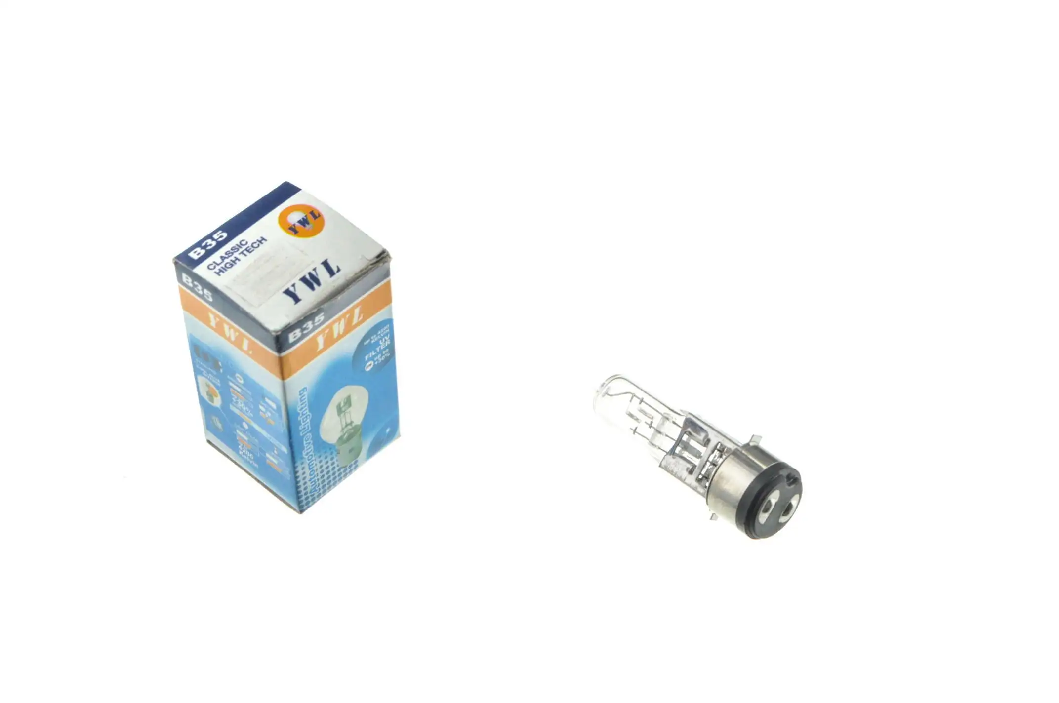 Лампа BA20D (2 уса) 12V 18W/18W (белая) TOPCROWN