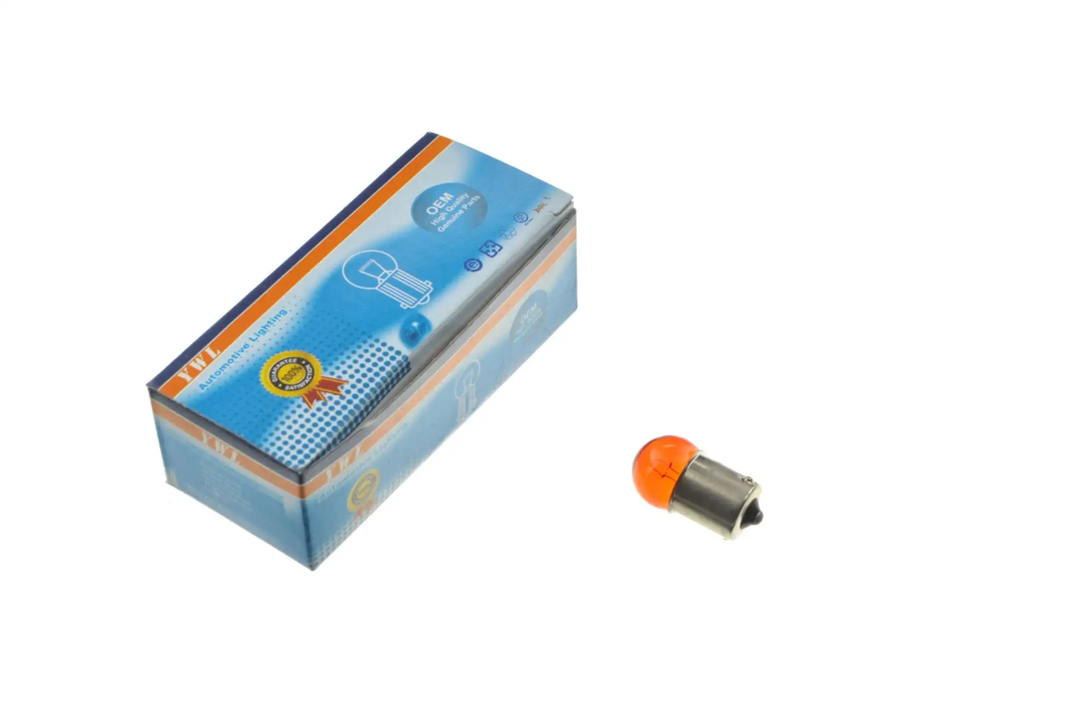 Лампа G18 (поворот, габарит) 12V 10W (красная) YWL