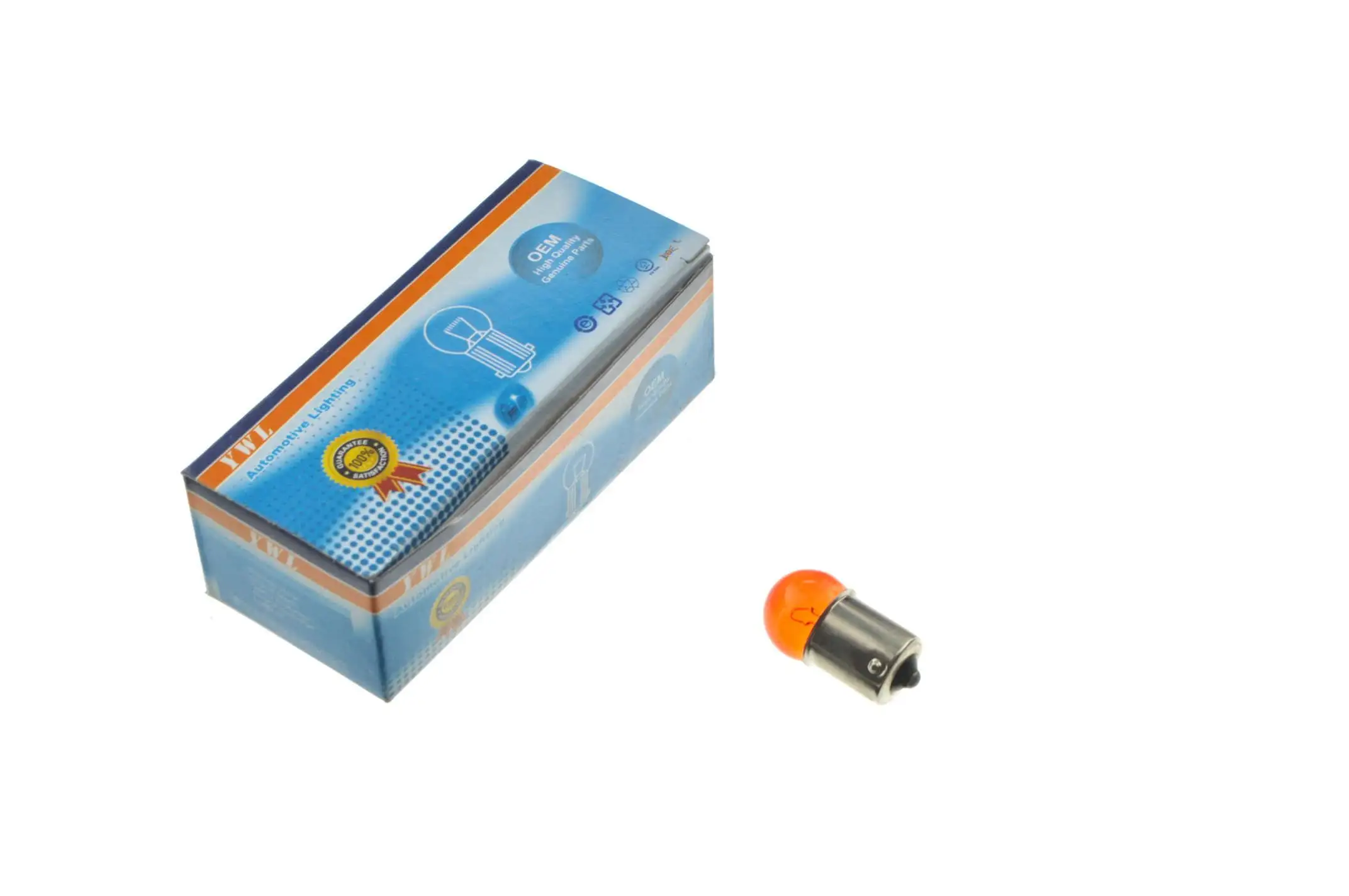 Лампа G18 (поворот, габарит)   12V 5W   (двухконтактная, красная)   YWL