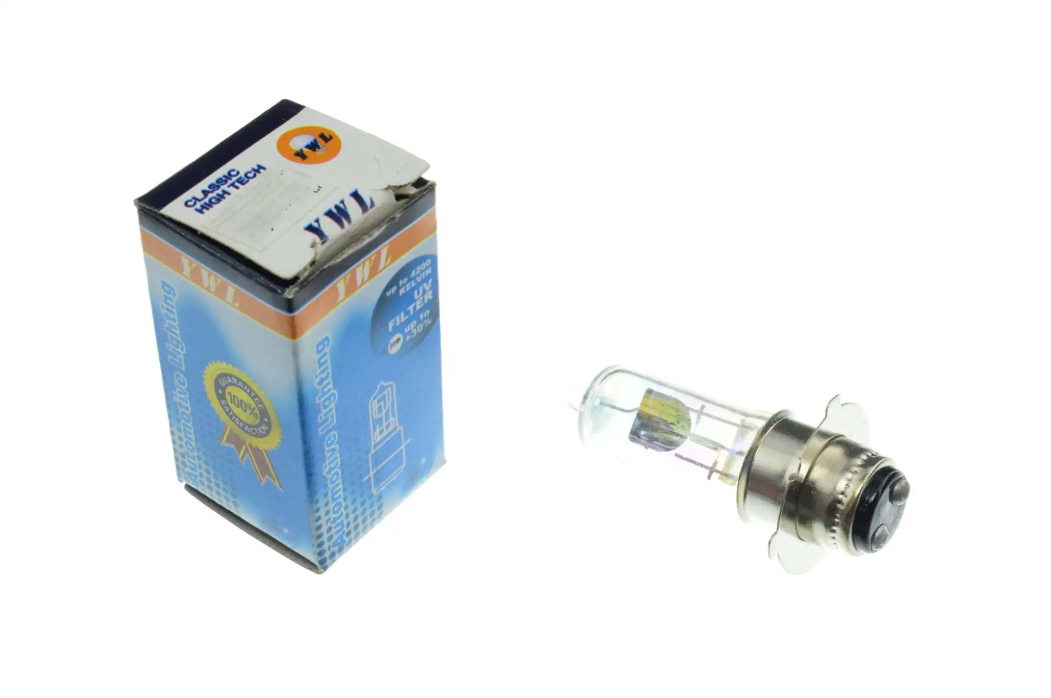 Лампа P15D-25-3 (3 уса) 12V 18W/18W (хамелеон розовый) YWL