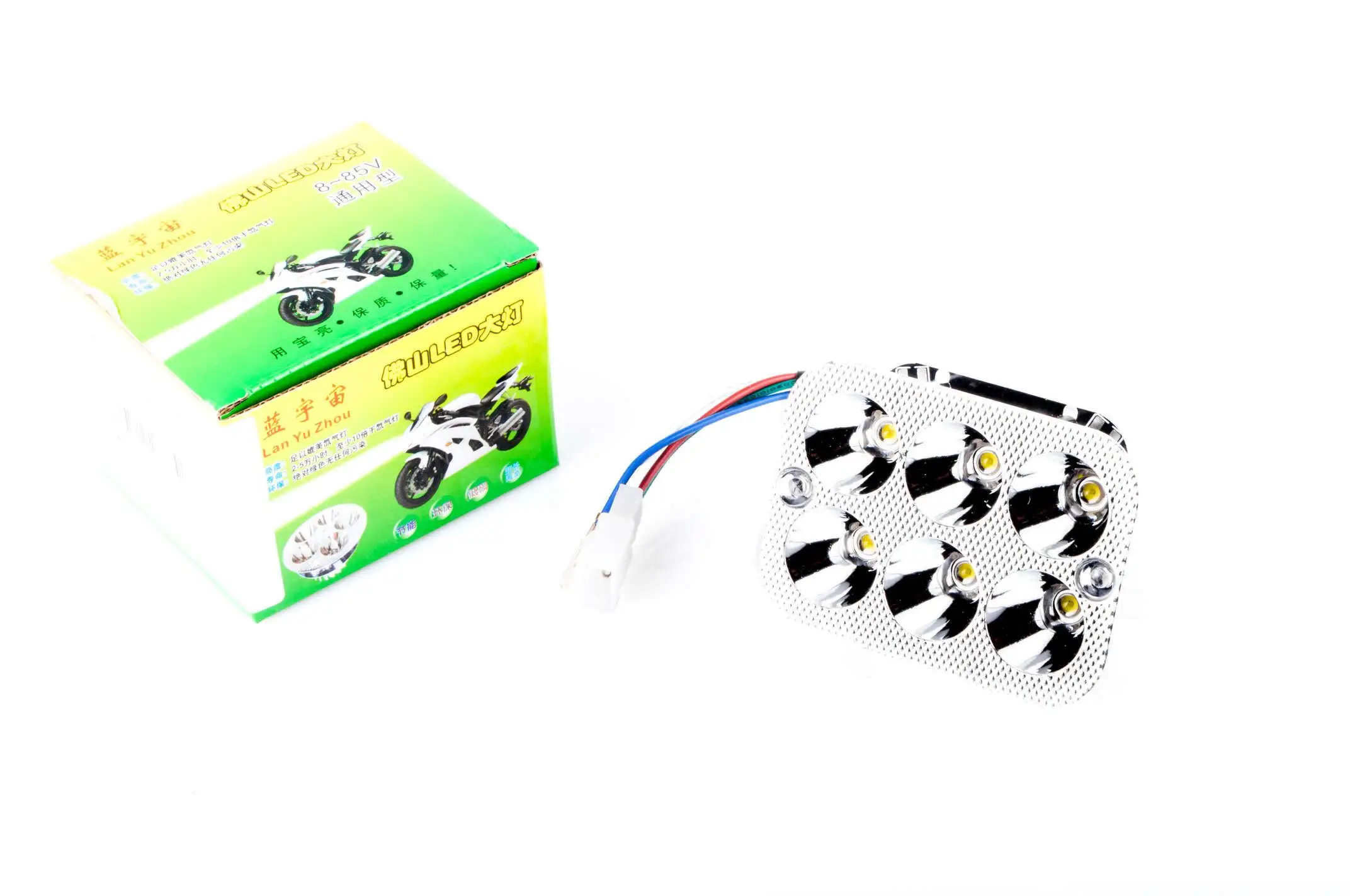 Модуль светодиодный   (12W, 5 диодов, RGB-подсветка, 90*66mm)   YWL