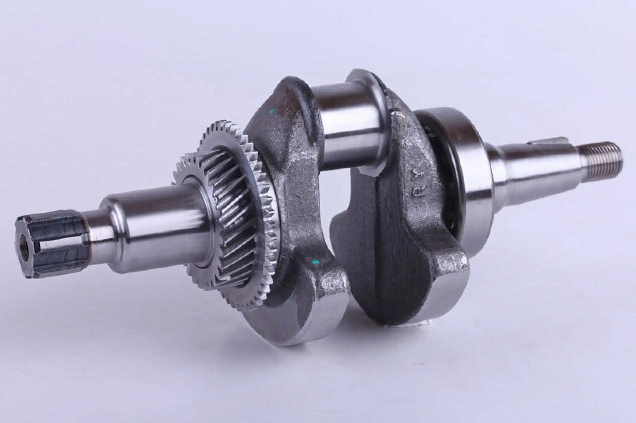 Коленвал м/б 177F (9Hp) (под шлицы, Ø25mm) (c шестернями и подшипником) AMG