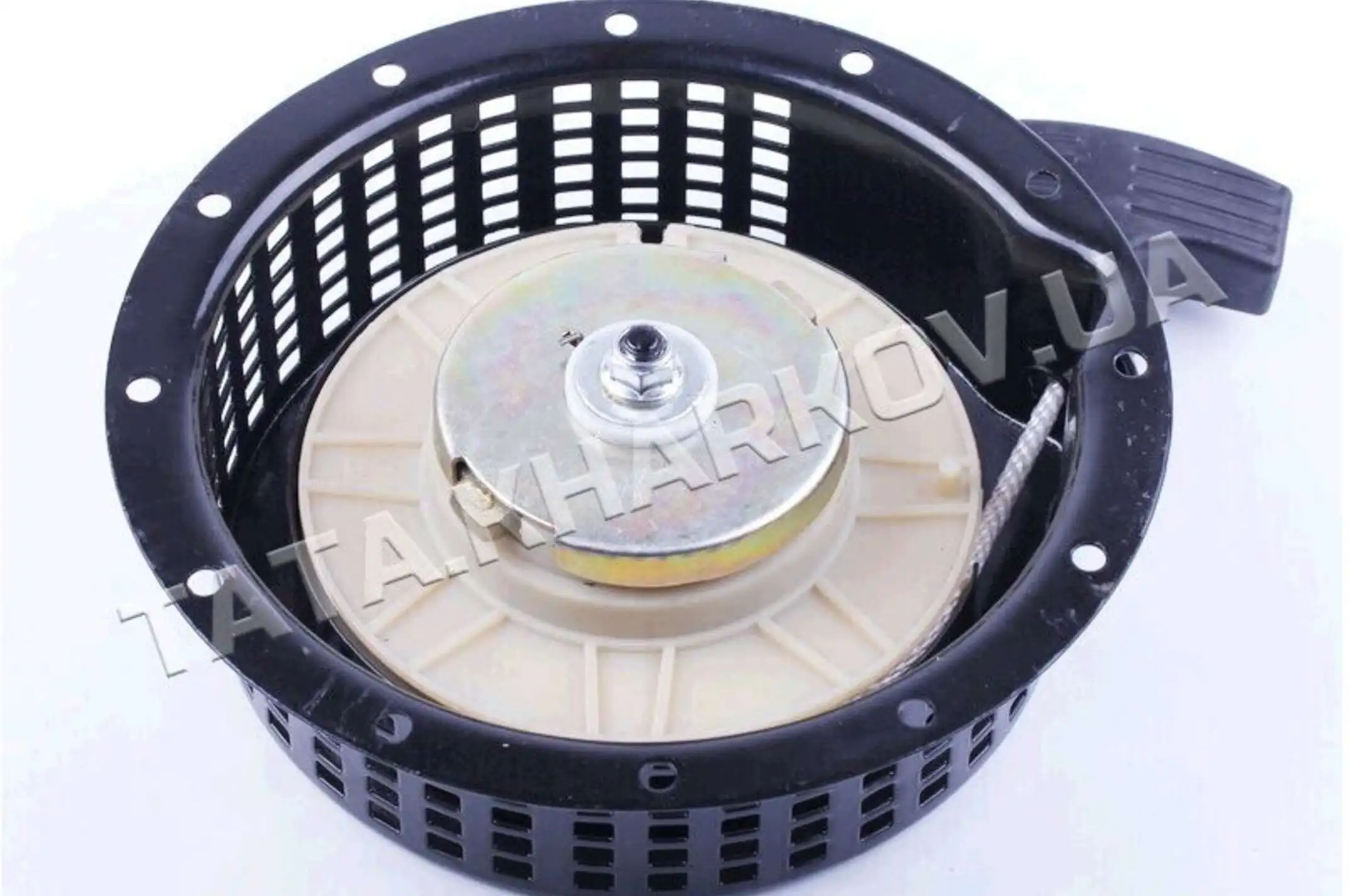 Стартер ручной (в сборе) м/б, бензогенератора 178F/186F (6/9Hp, D-202mm) AMG