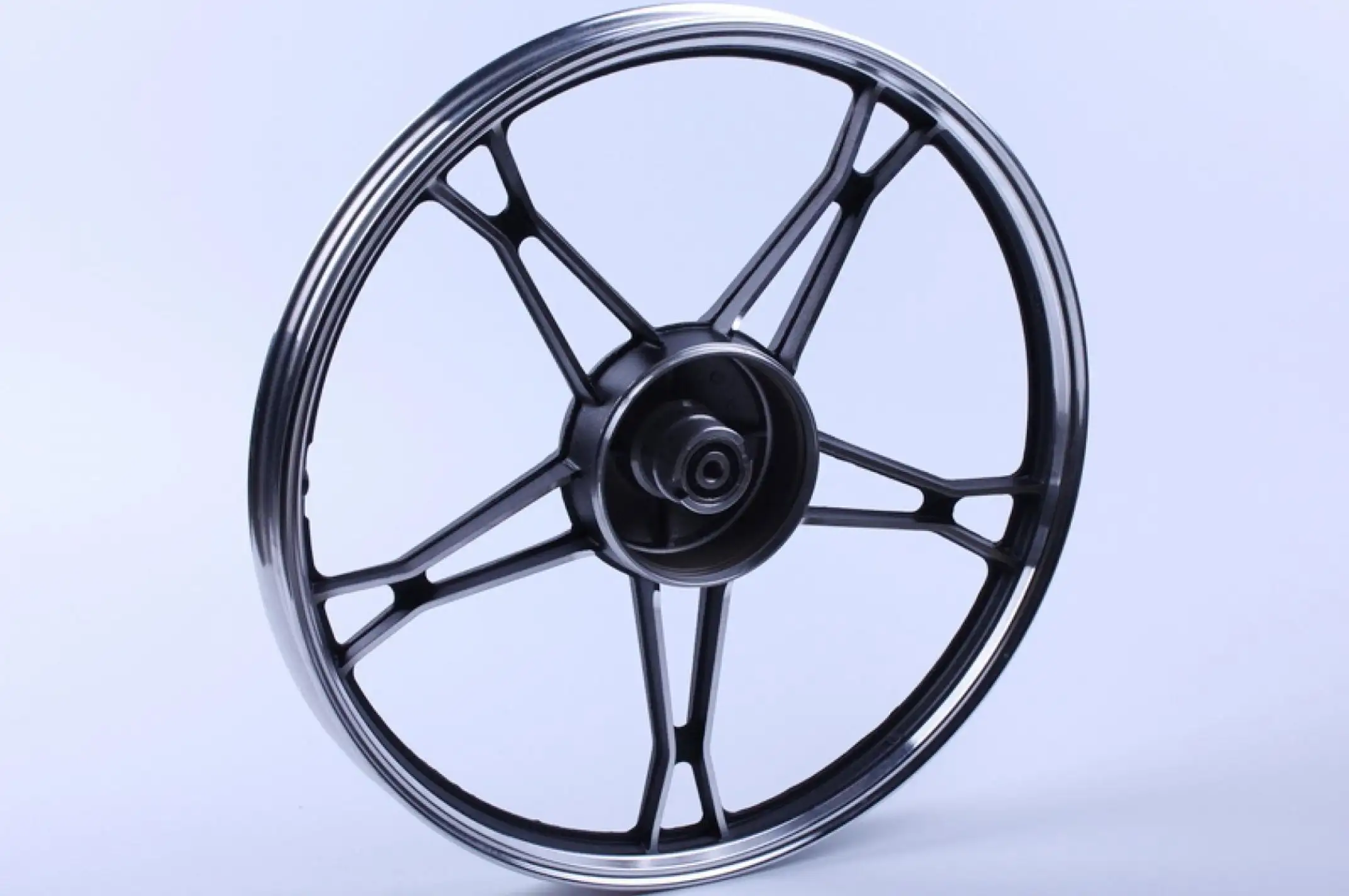 Диск колеса 1,2 * 17 (перед, барабан) (легкосплавный, черный) Delta AMG