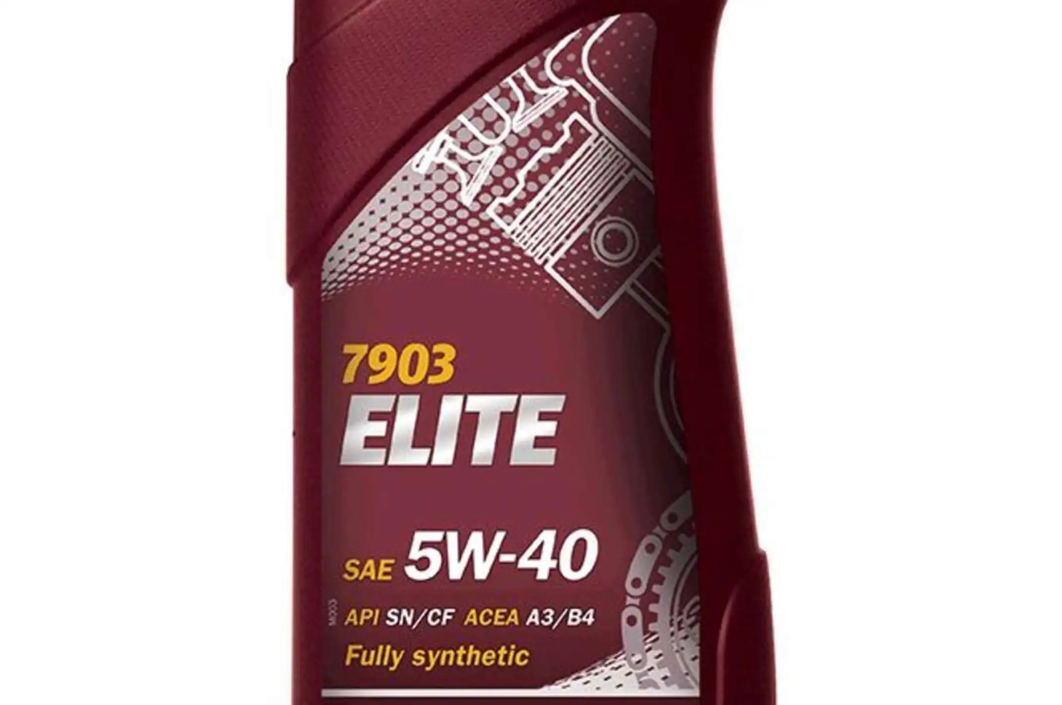 Масло 4T, 1л (SAE 5W-40, синтетика, Elite 5W-40 API SN/CF) MANNOL