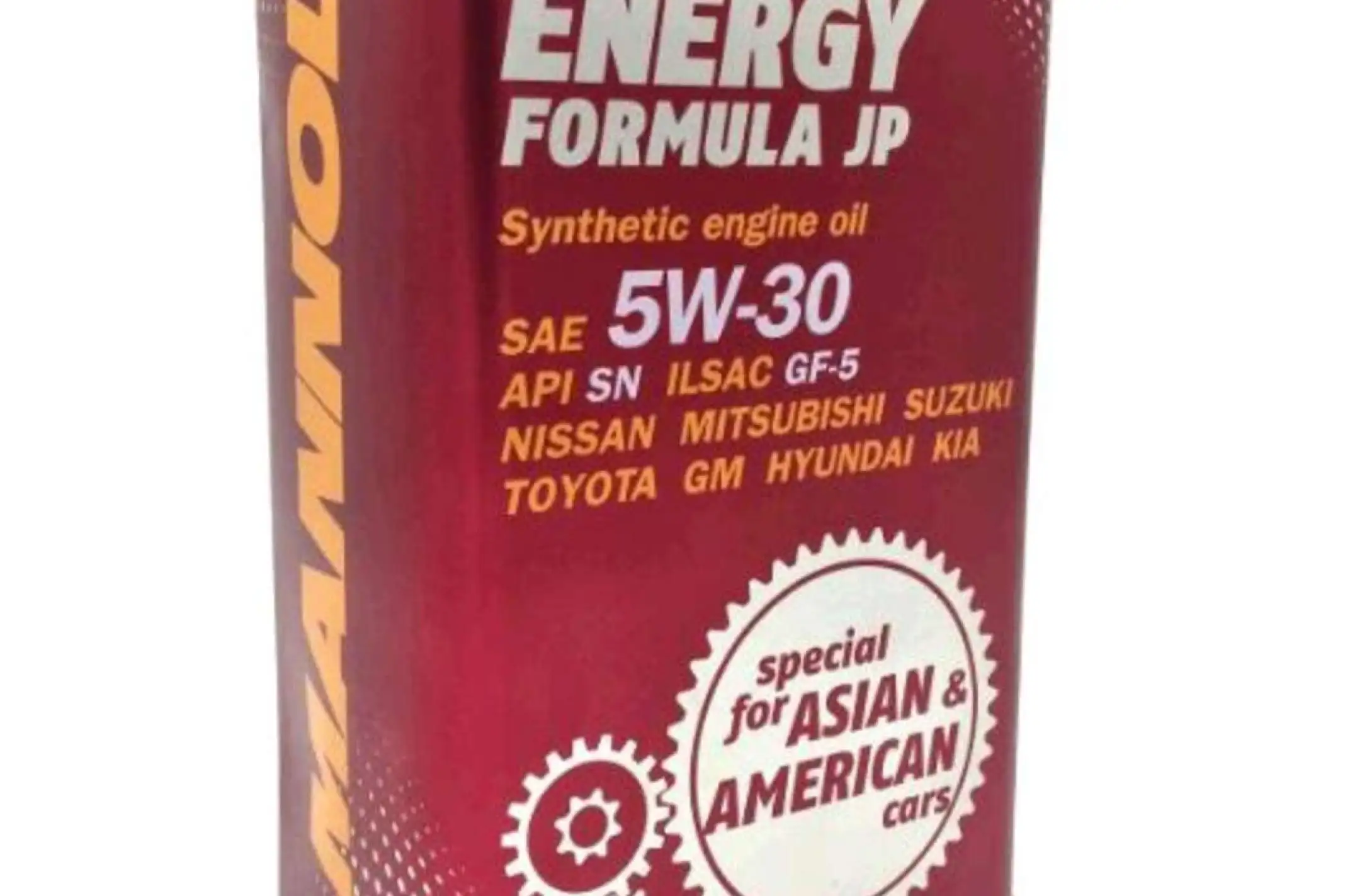 Масло автомобильное, 4л ж/б (SAE 5W-30, синтетика, Energy Formula JP API SL) MANNOL