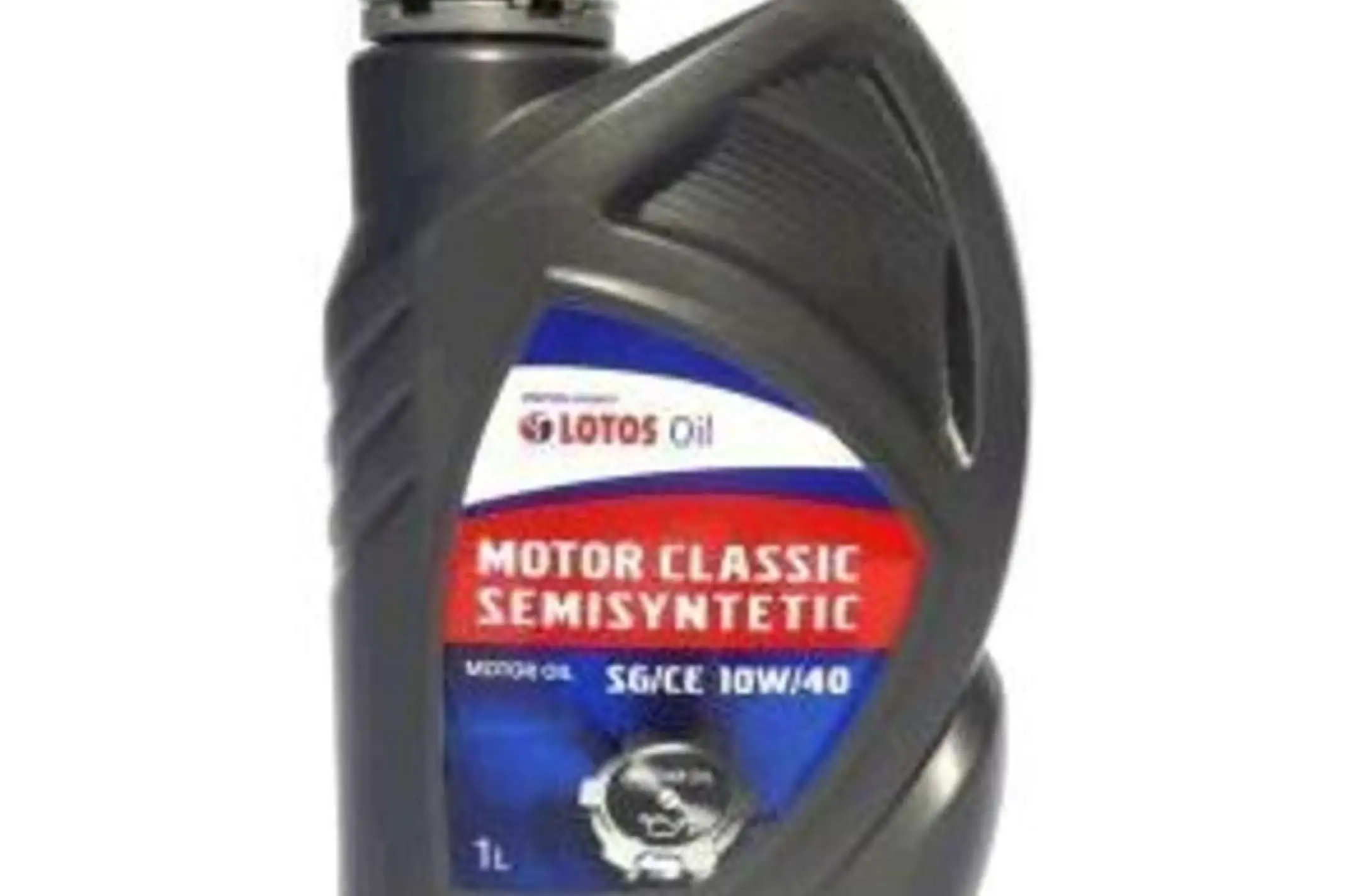 Масло автомобильное, 1л (SAE 10W-40, полусинтетика, MOTOR CLASSIC SEMISYNTETIC SG/CE) LOTOS (#GPL)