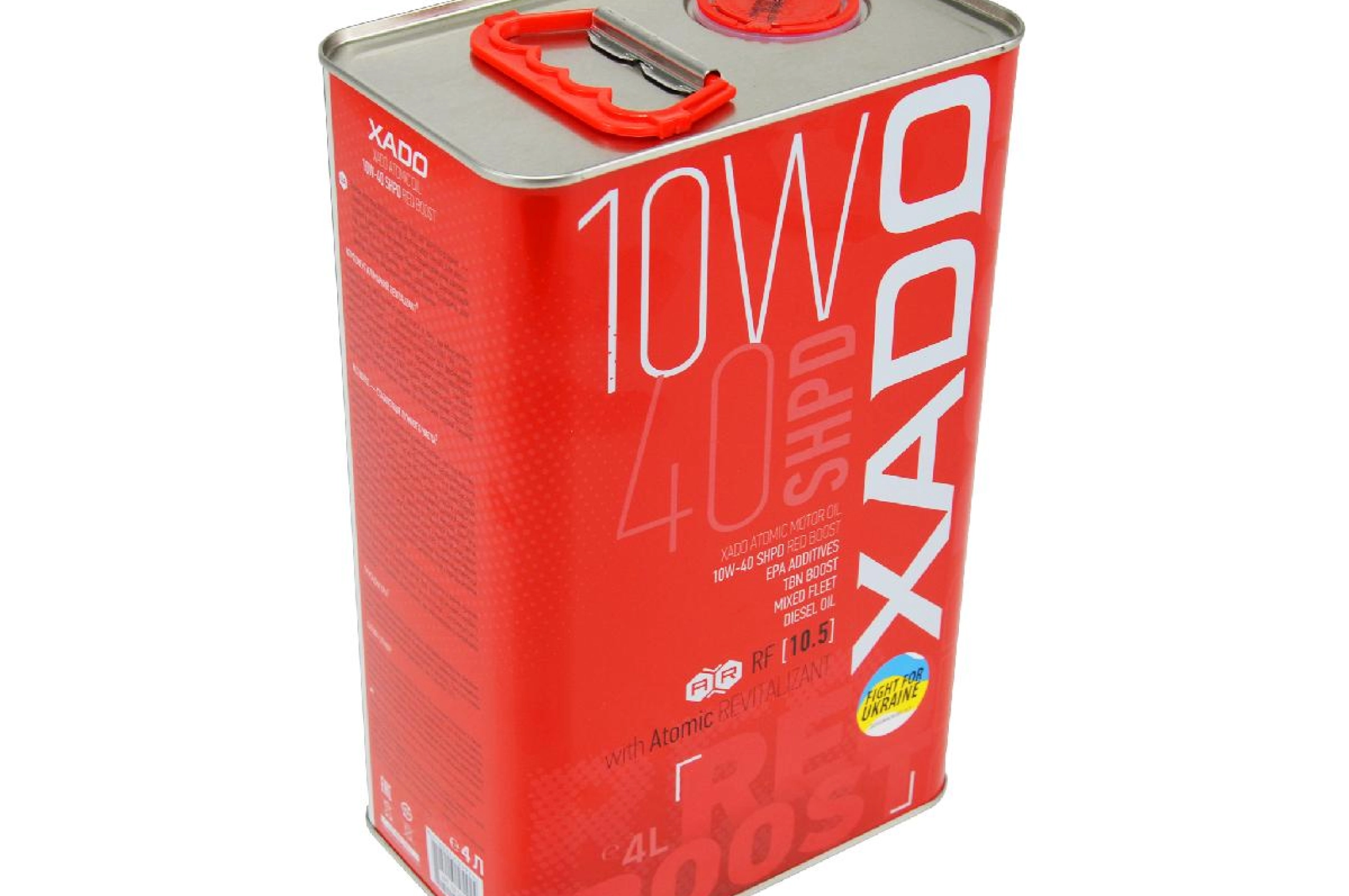 Масло автомобильное, 4л (10W-40SHPD . Red Boost , ж/б) (26249) ХАДО