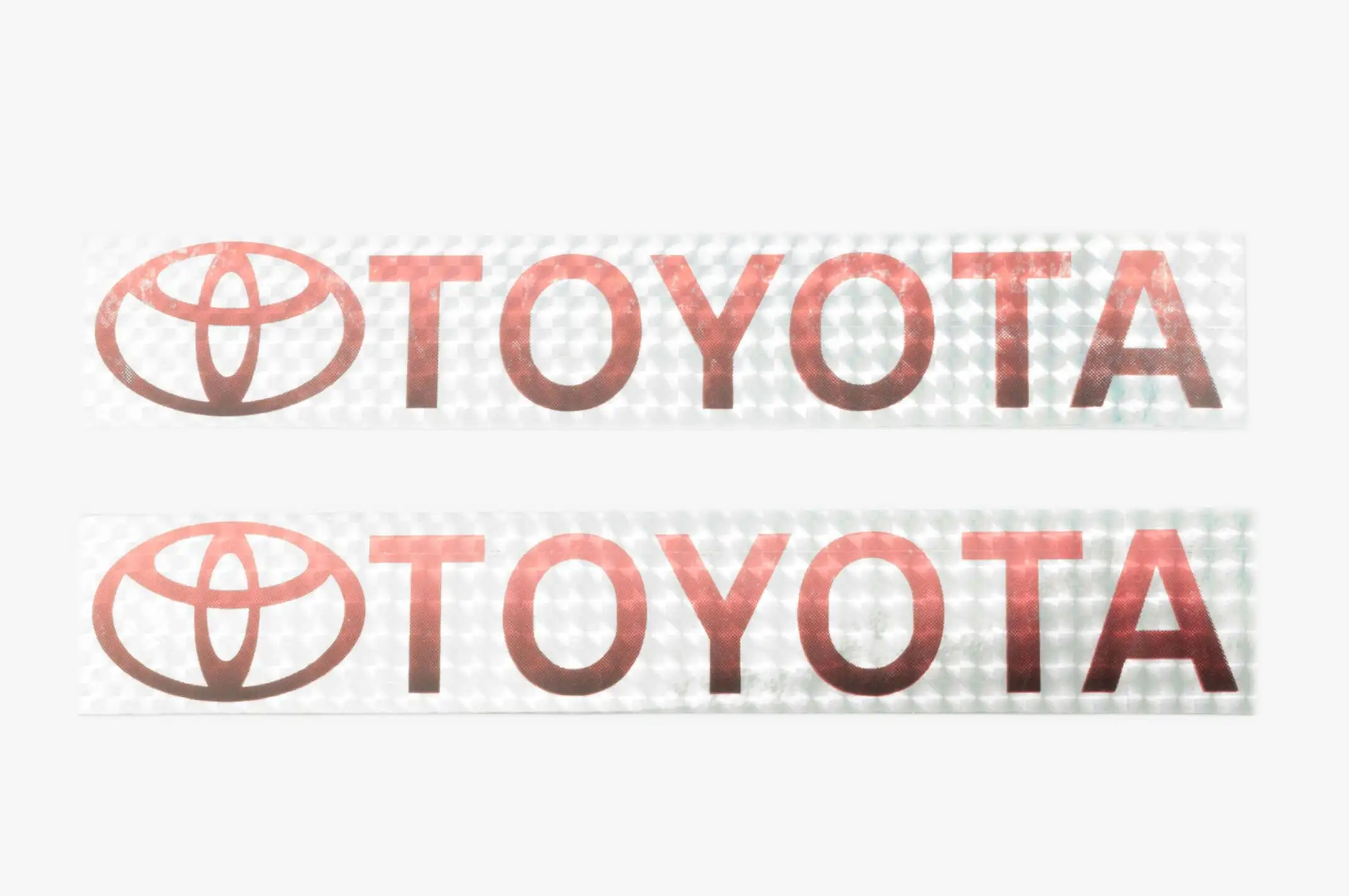Наклейка логотип TOYOTA (23х4см) (#7035)