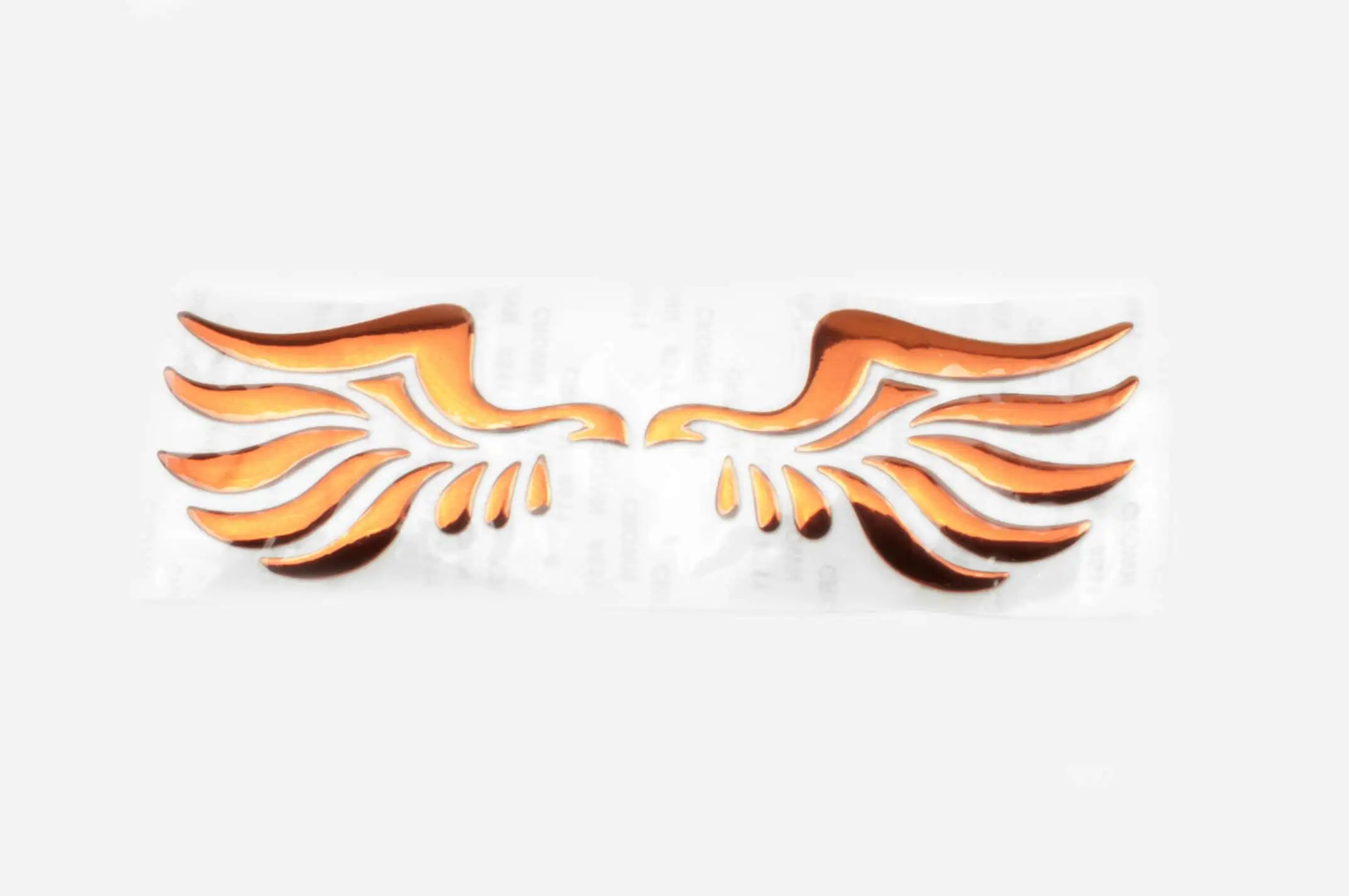 Наклейка шильдик WING (красная) (#4729)