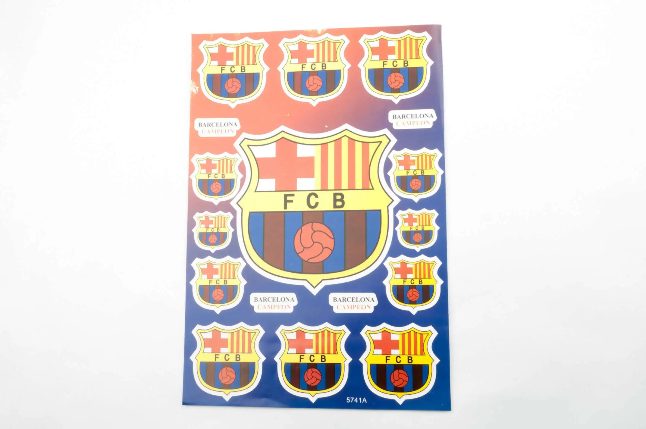 Наклейки (набор) спонсор FCB (32х23см) (#5741A)