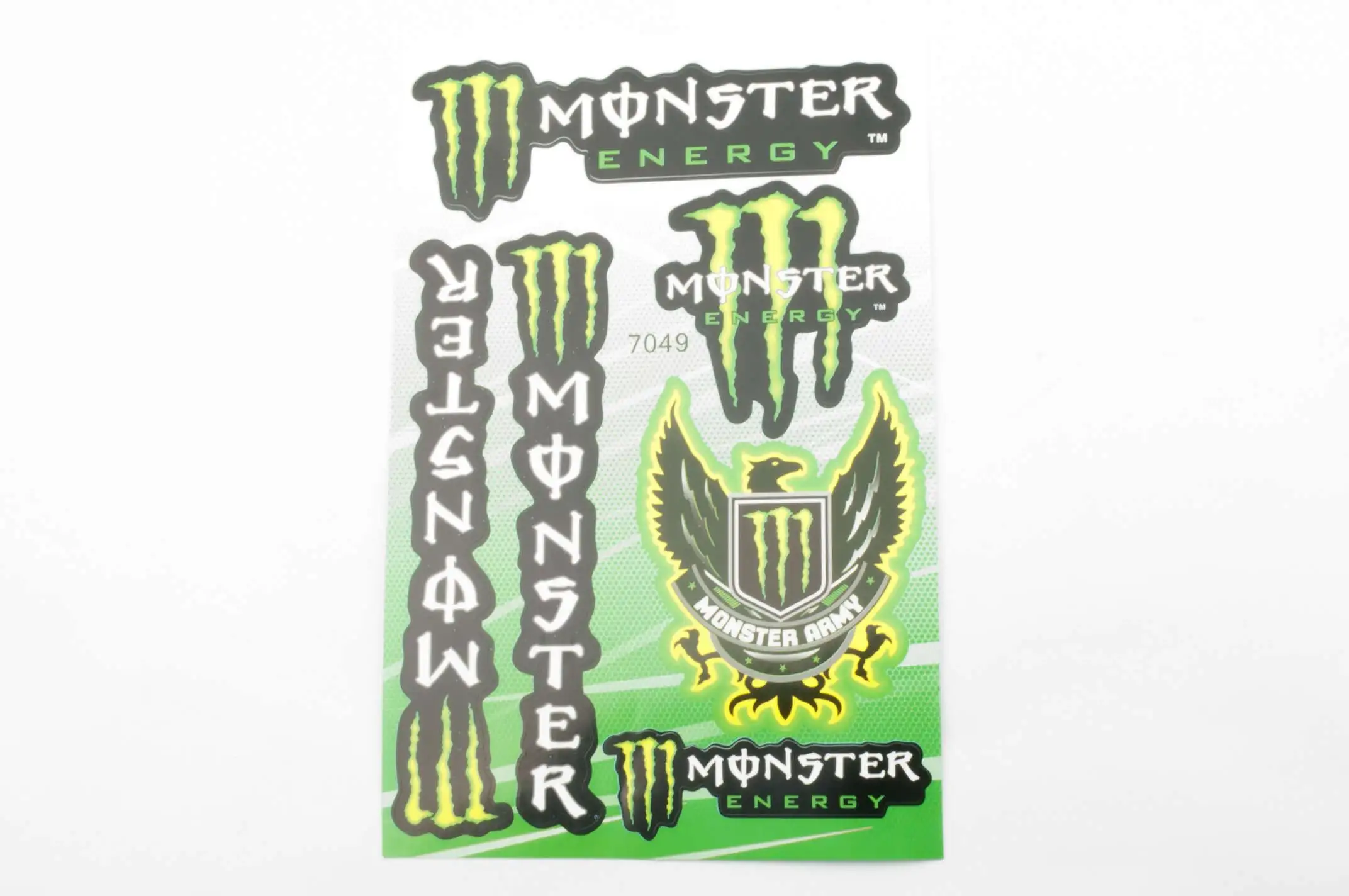 Наклейки (набор) спонсор MONSTER ENERGY (27х18см) (#7049)