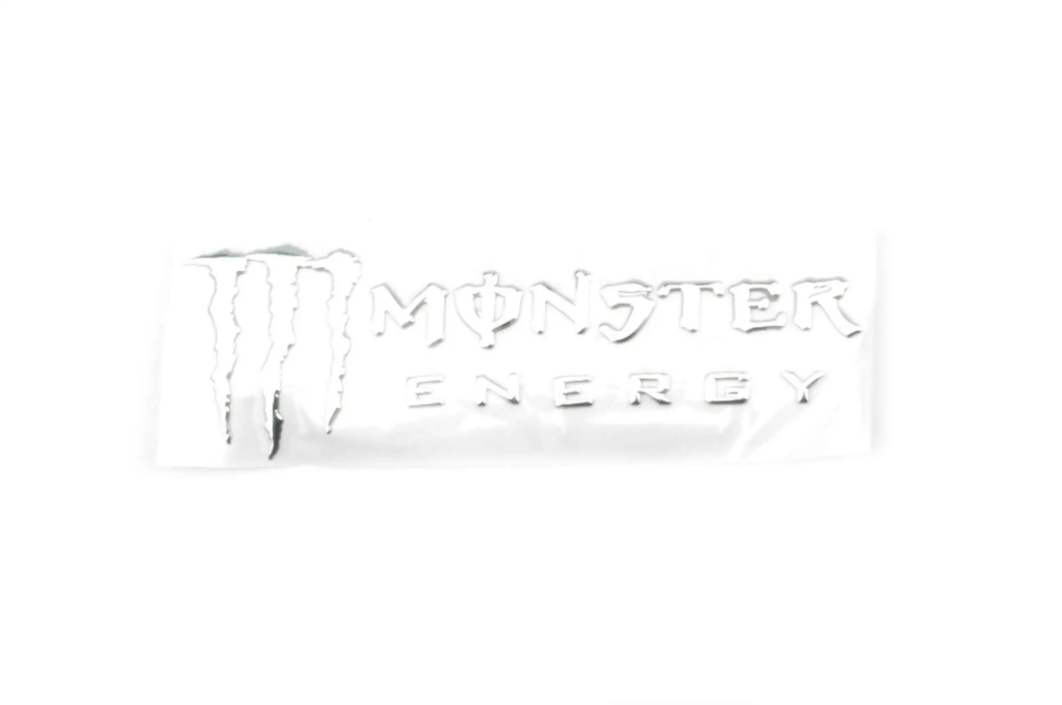 Наклейка буквы MONSTER ENERGY (19х7см, 2шт, хром) (#4750D)