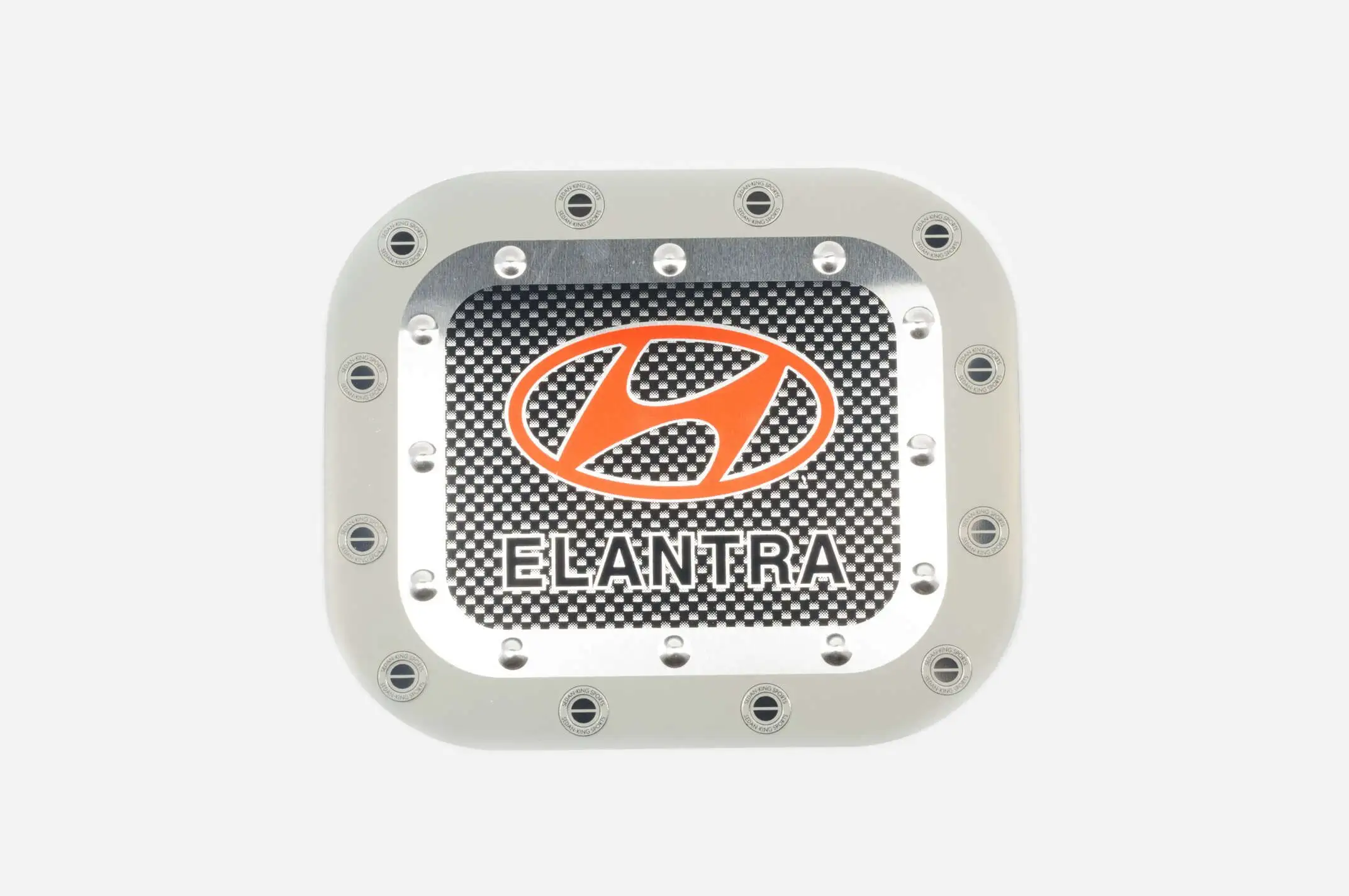 Наклейка на крышку бака ELANTRA (15х13см)