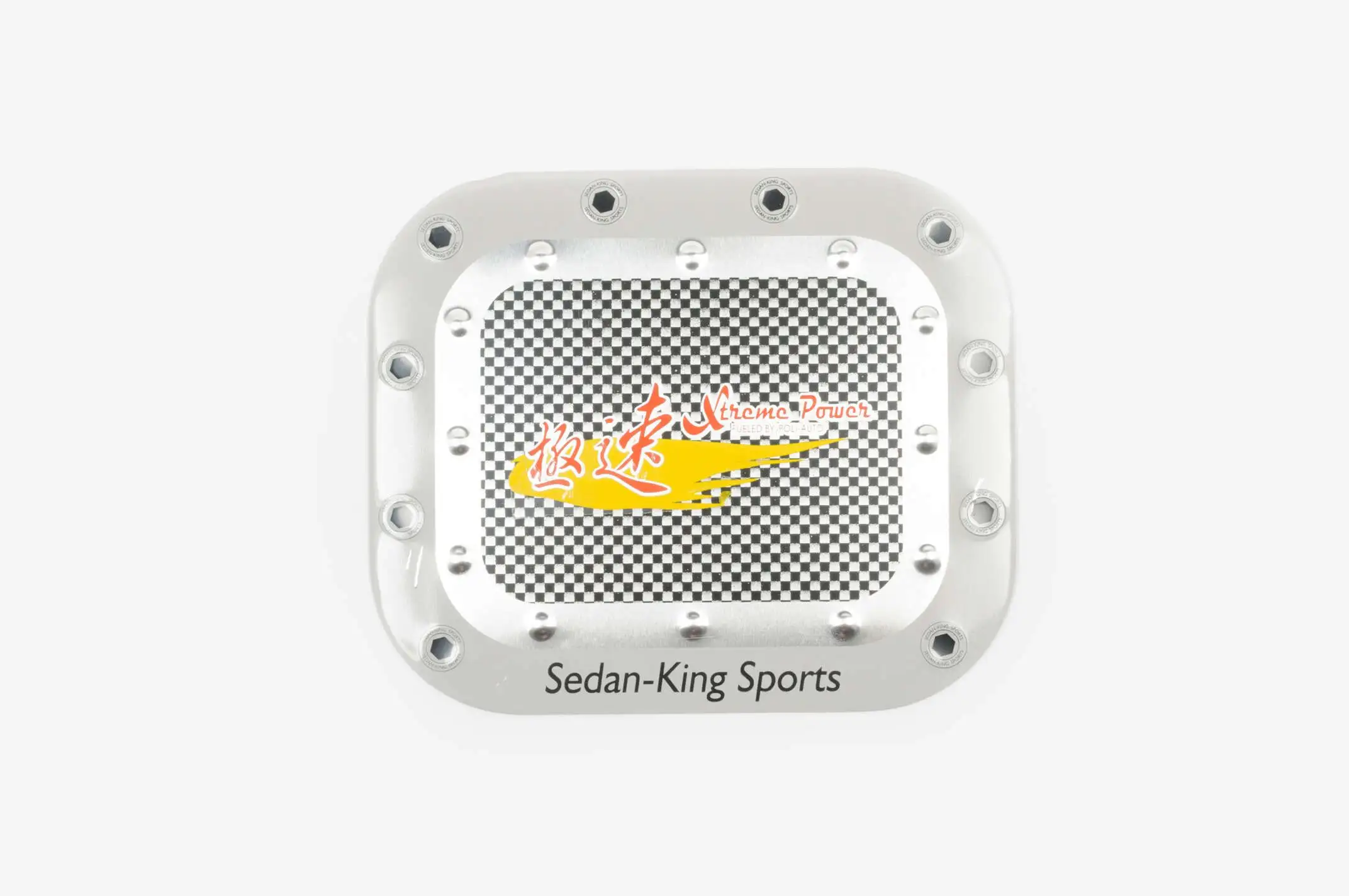 Наклейка на крышку бака SEDAN-KING SPORTS (15х13см, стальная) (#1625)